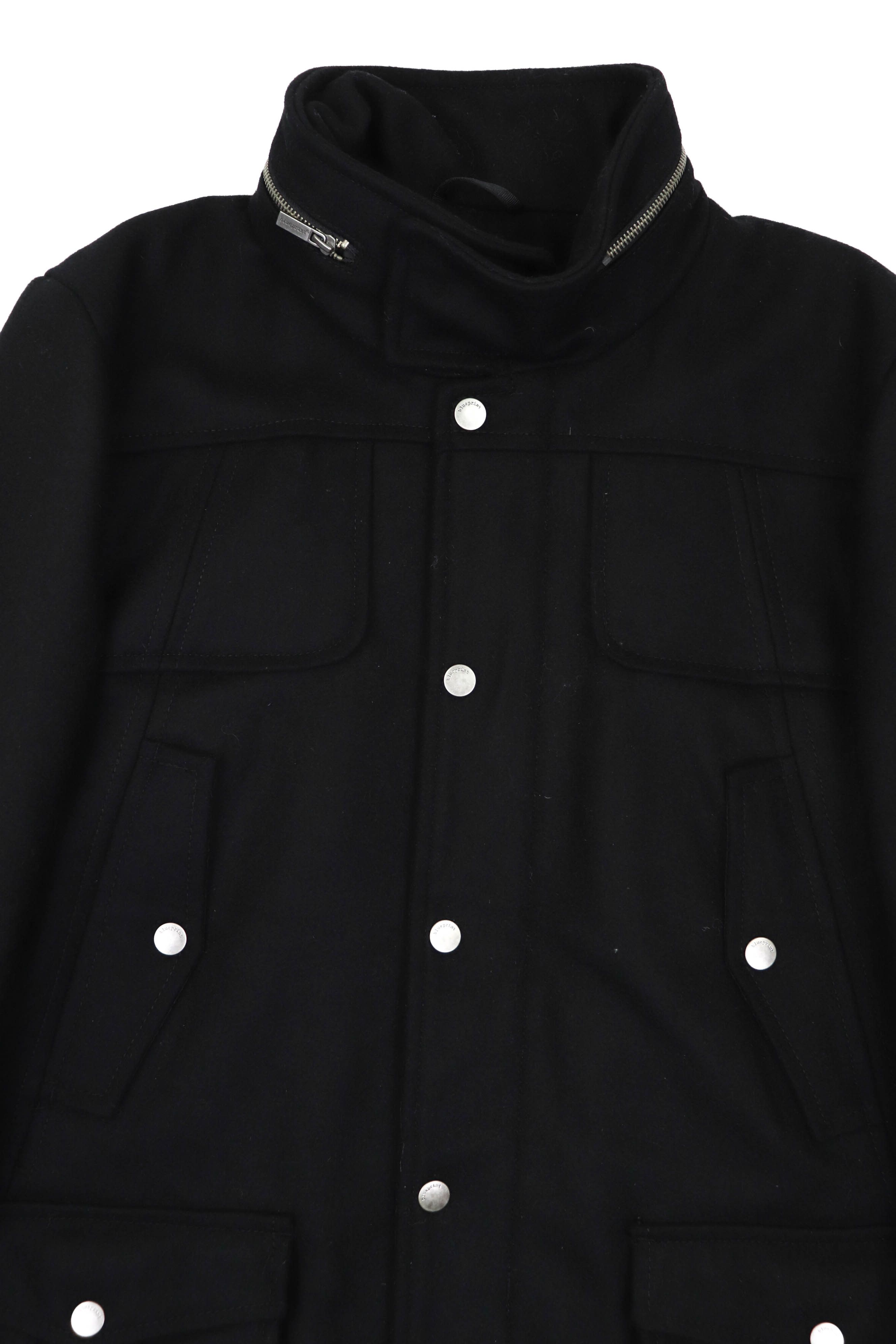 Other Blueprint M-65 Style Black Wool Jones Coat Jacket Size US L / EU 52-54 / 3 - 3 Thumbnail