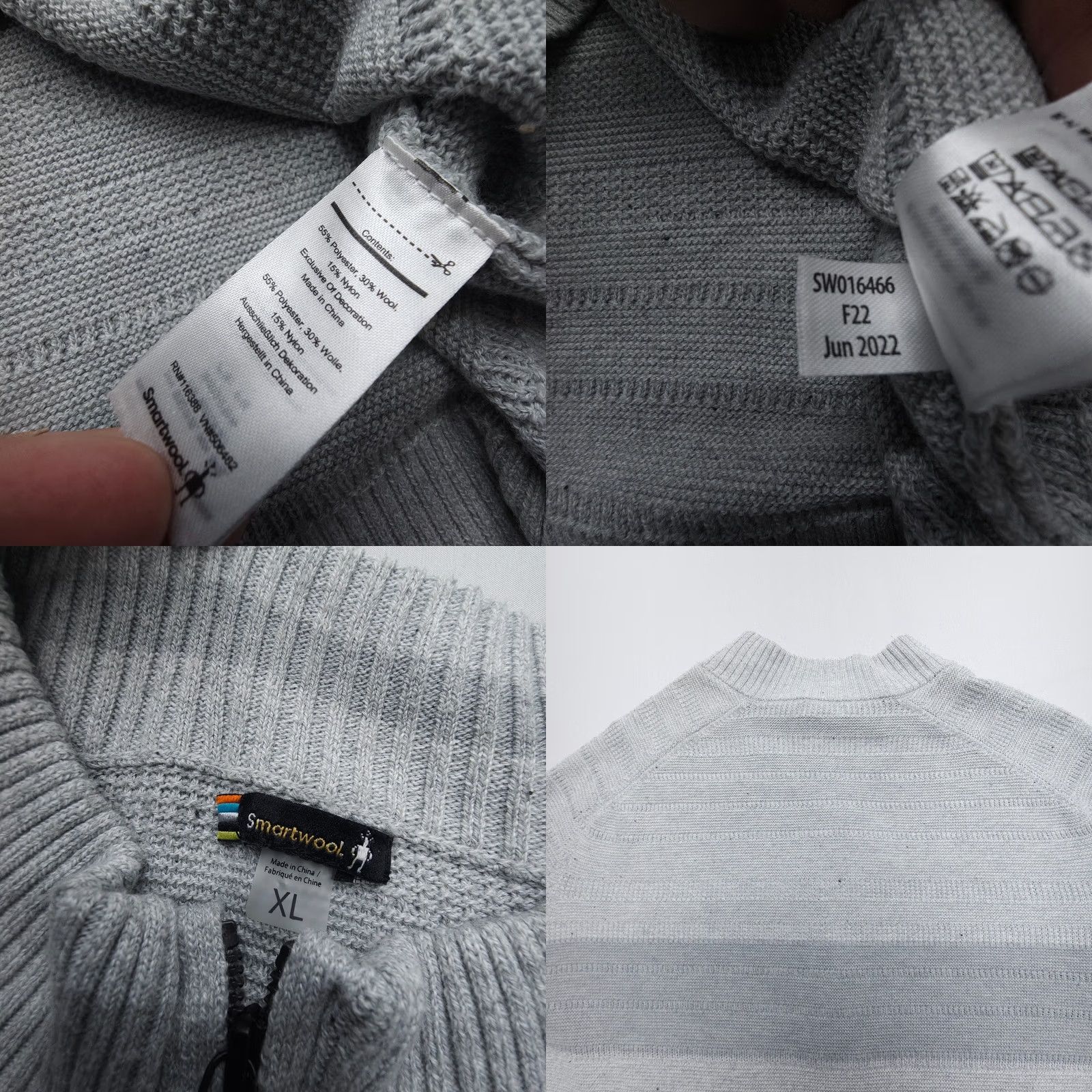 Smartwool SmartWool M23 Ripple Ridge 1/2 Zip Sweater Mens XL Mid Layer Deer Valley Skiing Shirt Size US XL / EU 56 / 4 - 8 Thumbnail