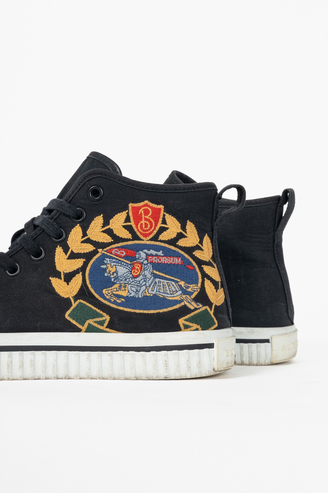 Burberry Burberry Kingly Big C Embroidered High-Top Lace-Up Sneakers Size US 6.5 / IT 36.5 - 7 Thumbnail