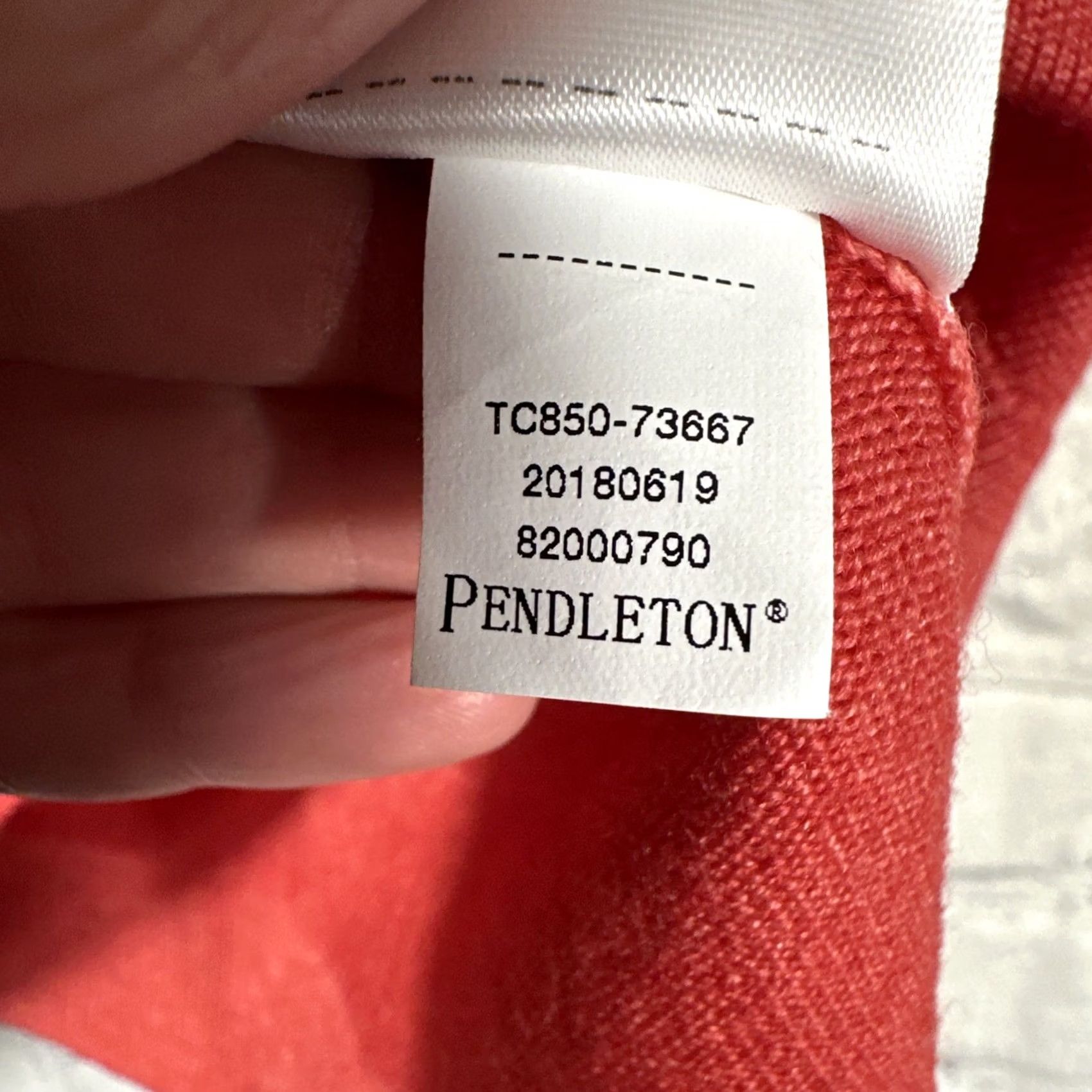 Pendleton Pendleton Knit Sweater Small Coral Orange Crew Neck - Womens Size S / US 4 / IT 40 - 5 Thumbnail