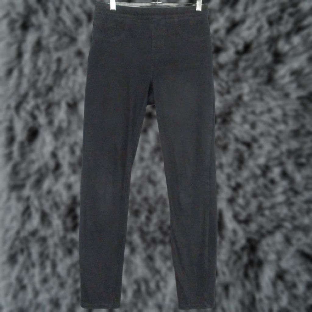 Spanx Spanx Jeans Women Medium Black Pull On Stretch Tummy Shaping Denim High Rise Slimming Pockets Ankle 28 In Inseam Womens Size 32" / US 10 / IT 46 - 1 Thumbnail