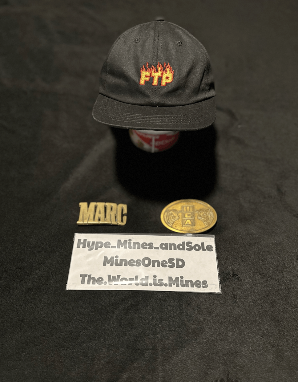 Fuck The Population × Thrasher NEW FTP x Thrasher Logo Hat - Black Size ONE SIZE - 2 Thumbnail