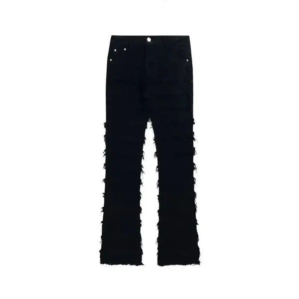 VIBE Skinny Denim Jeans Heavy Destruction Ripped Size US 32 / EU 48 - 3 Thumbnail
