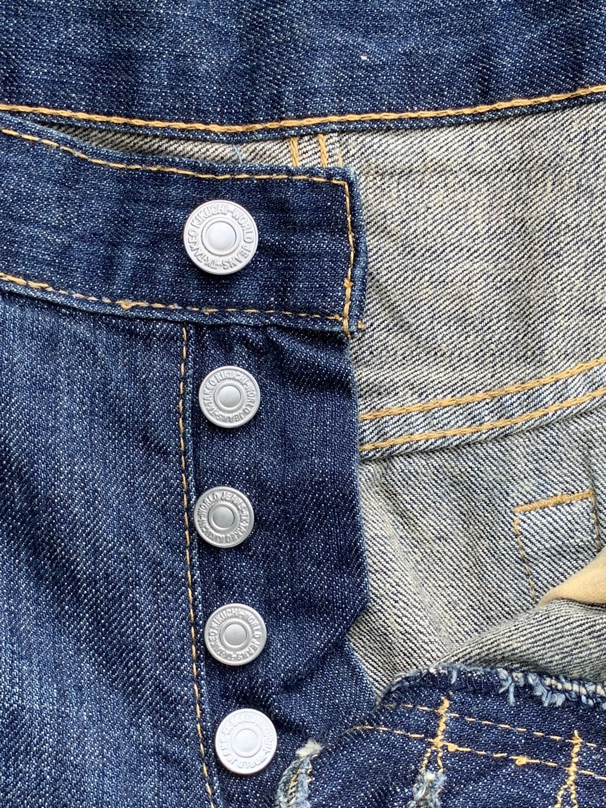 Takeo Kikuchi Vintage Takeo Kikuchi Patchwork Denim Jeans Pants Size US 35 - 16 Thumbnail