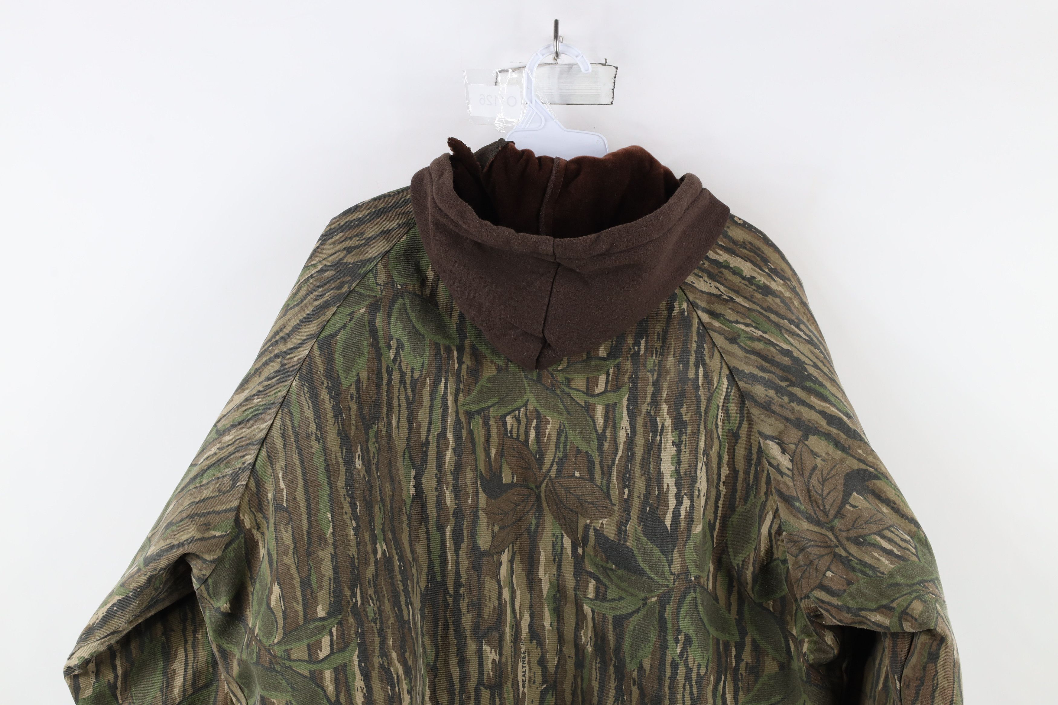 Vintage Vintage 80s 90s Duxbak Camouflage Hooded Bomber Jacket Size US L / EU 52-54 / 3 - 12 Thumbnail