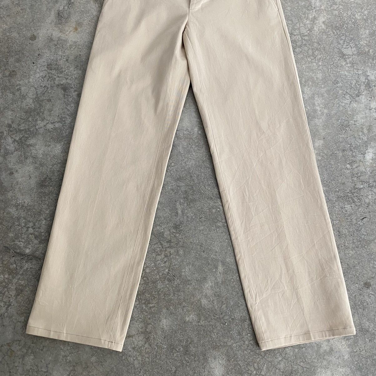 Helmut Lang Fall 2000’s Archive Helmut Lang Beige Tux Trouser Pants RTW Size US 34 / EU 50 - 6 Thumbnail