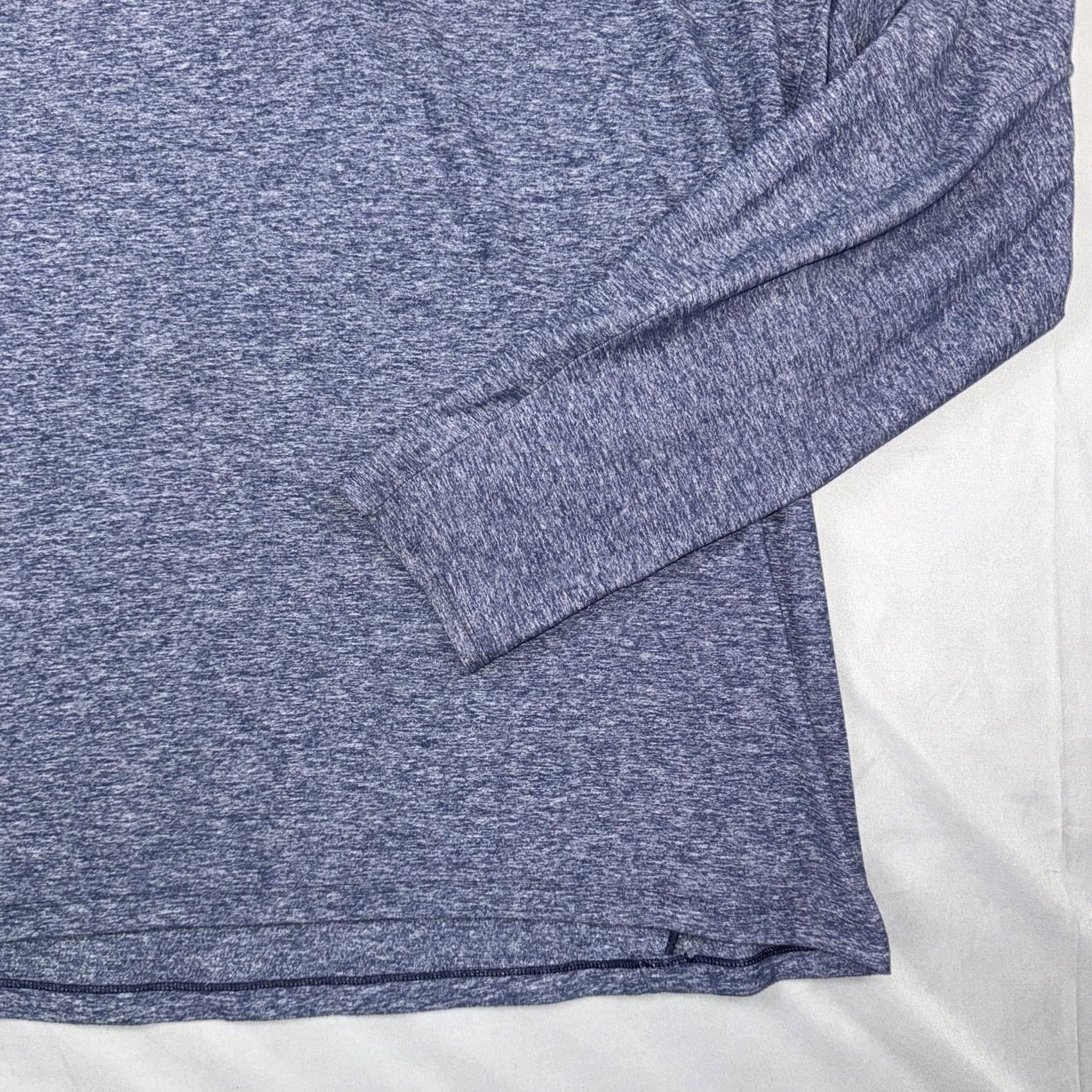 Lululemon Lululemon Mens XL Blue Quarter Zip Long Sleeve Pullover Shirt Size US XL / EU 56 / 4 - 6 Thumbnail