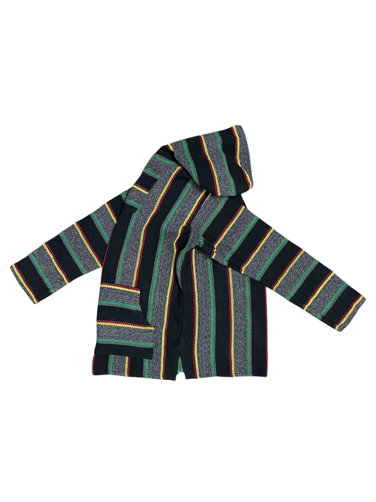 Bob Marley Vintage Y2K Rasta Style Knitted Stripe Streetwear Hoodie Size US XL / EU 56 / 4 - 3 Thumbnail