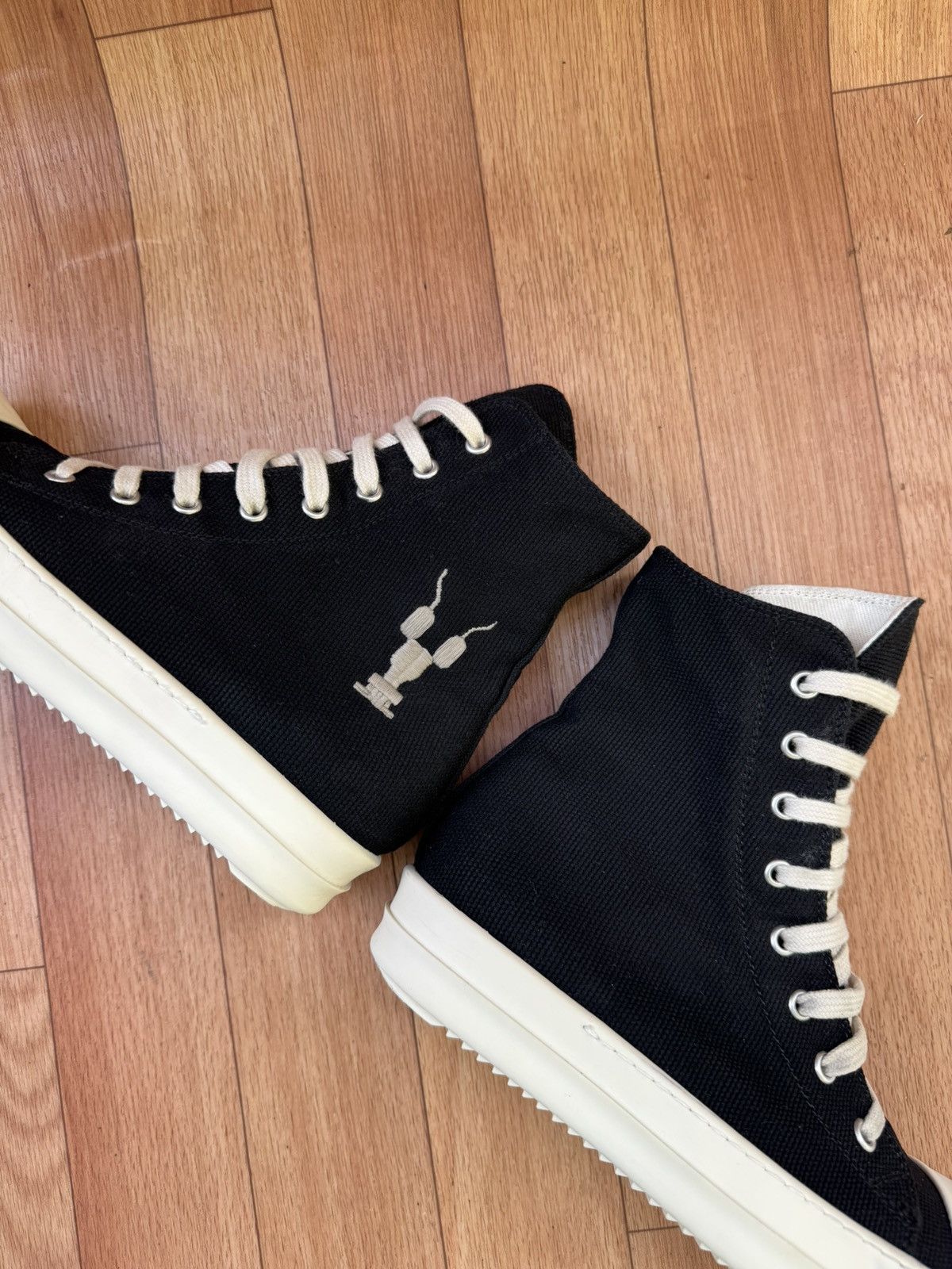 Rick Owens Drkshdw 🔥🥹 Rick owens drkshdw Ramones Size US 6.5 / IT 36.5 - 10 Thumbnail