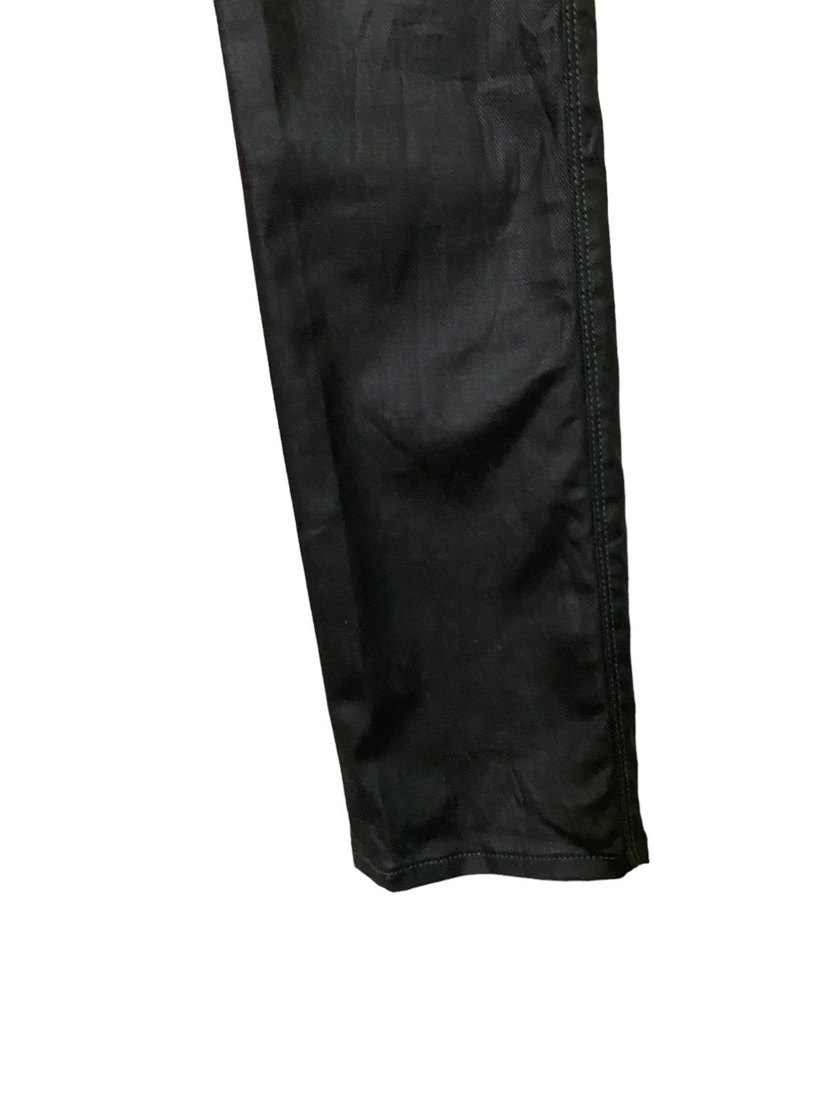 Designer × Japanese Brand × Vintage Skinny BACK NUMBER Waxed Low Rise Denim Size US 28 / EU 44 - 7 Thumbnail