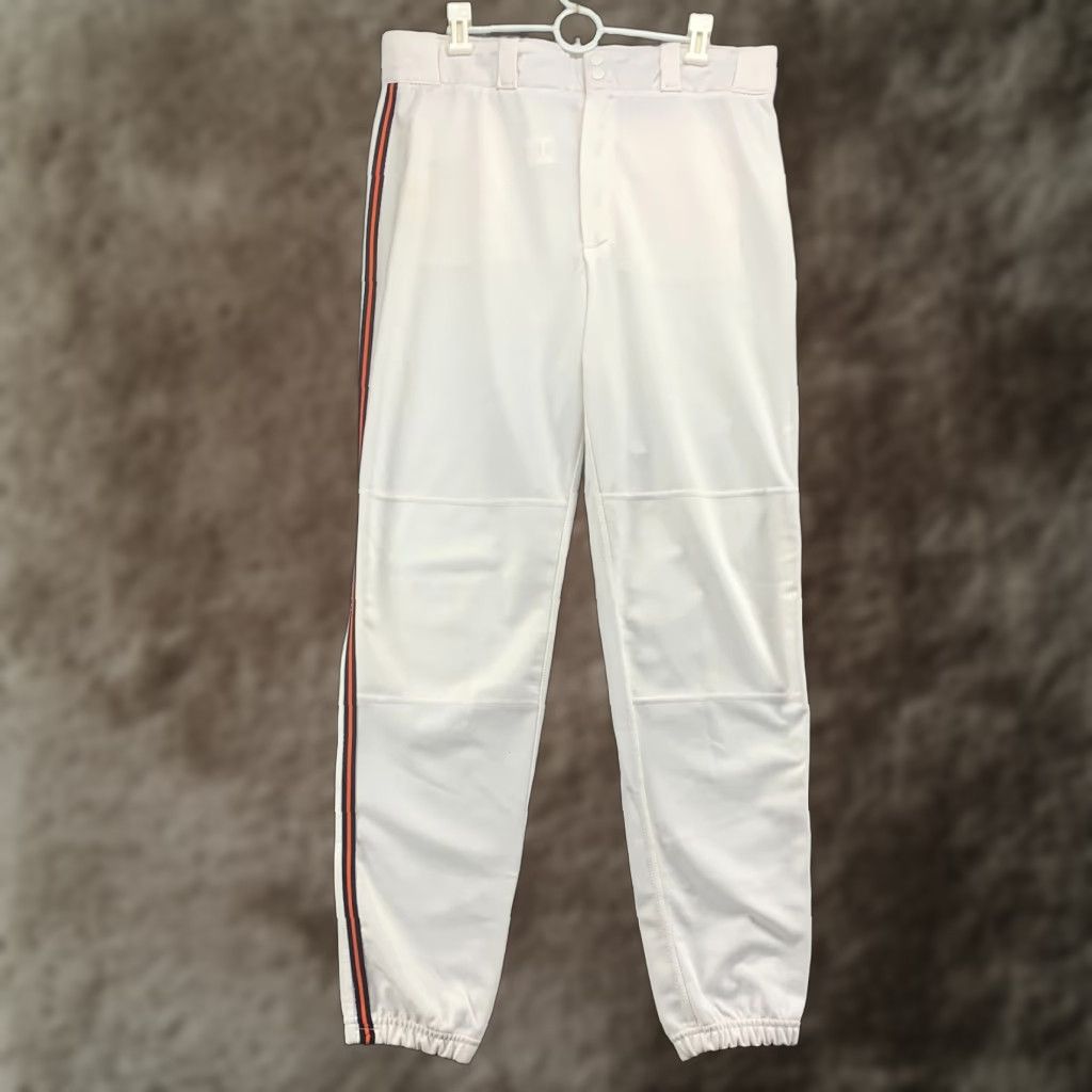 Wilson Wilson Pants Mens XL White Baseball Active Athletic Elastic Snap Button 36x32 Size US 36 / EU 52 - 1 Thumbnail