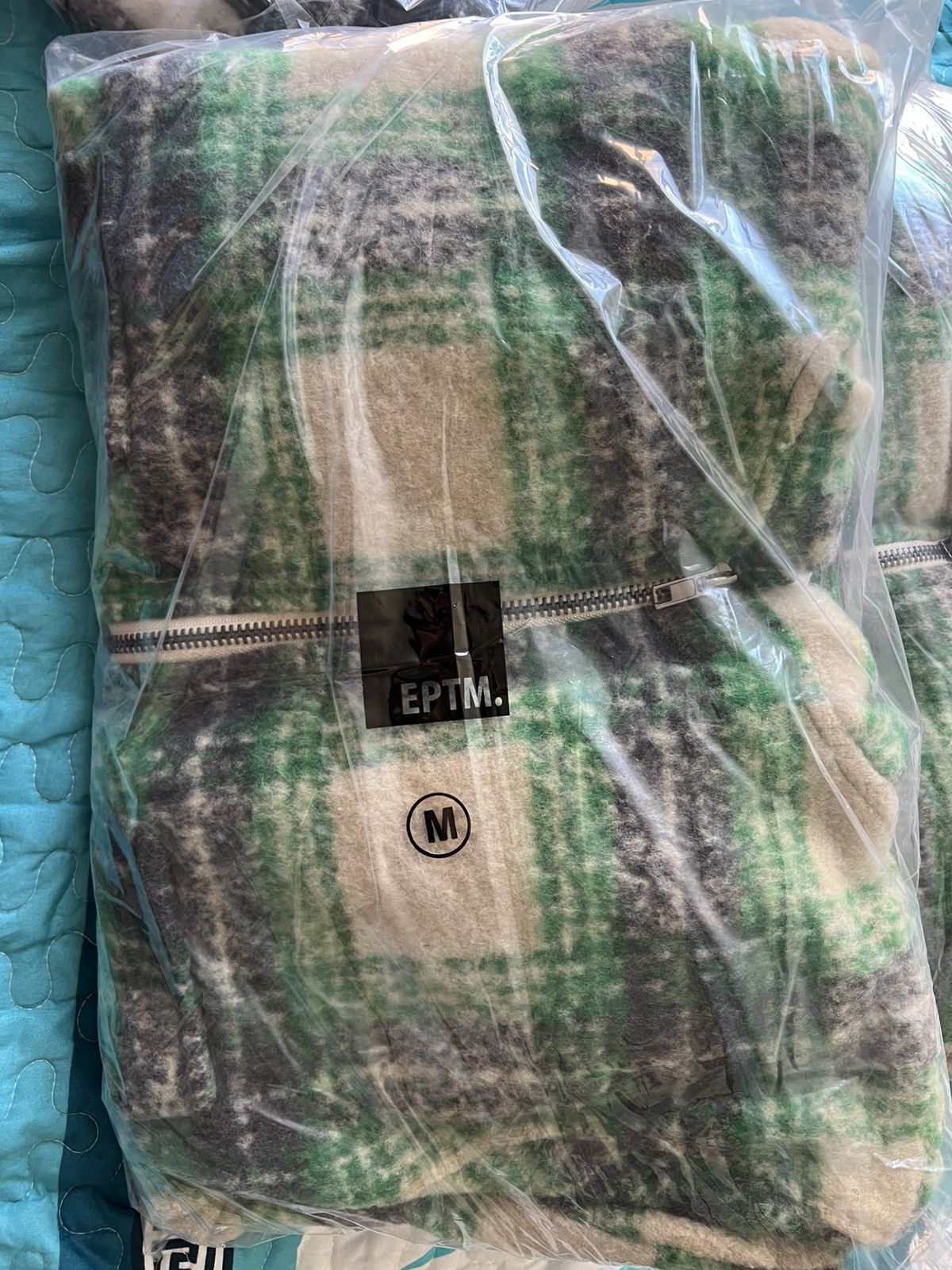 EPTM. EPTM mohair flannel jacket green M Size US M / EU 48-50 / 2 - 5 Thumbnail