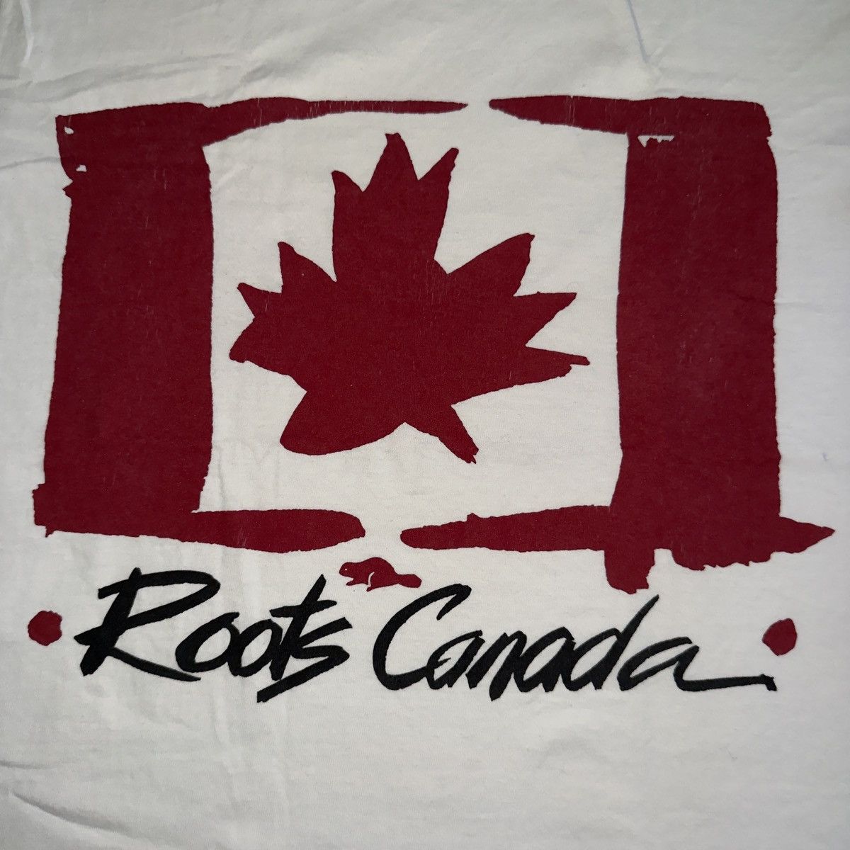 Roots Vintage 90s Roots Canada Flag Single Stitch Made In Canada Size US S / EU 44-46 / 1 - 3 Thumbnail