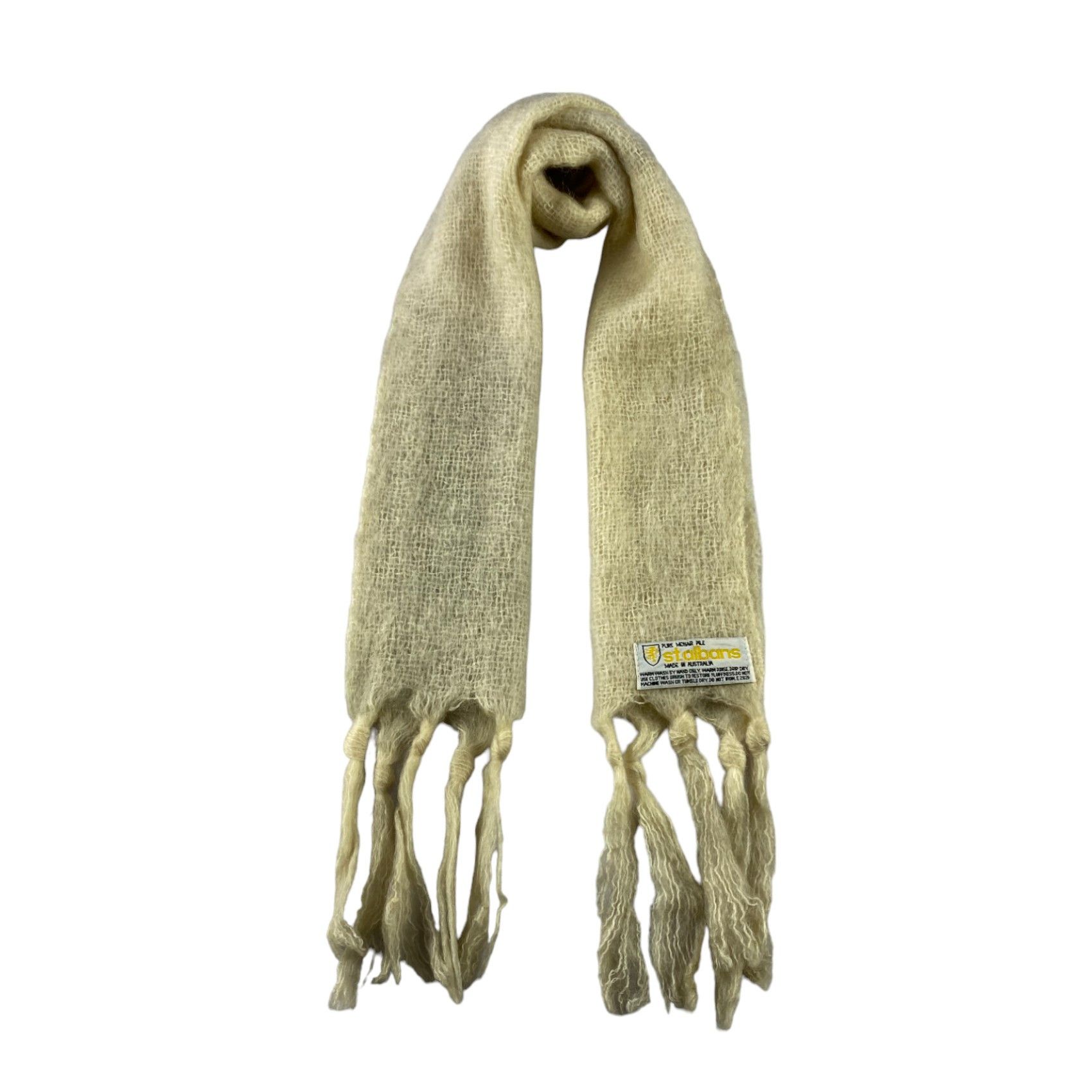Vintage Vintage Mohair Scarf / Muffler / Neckwear - WW1721 Size ONE SIZE - 1 Thumbnail