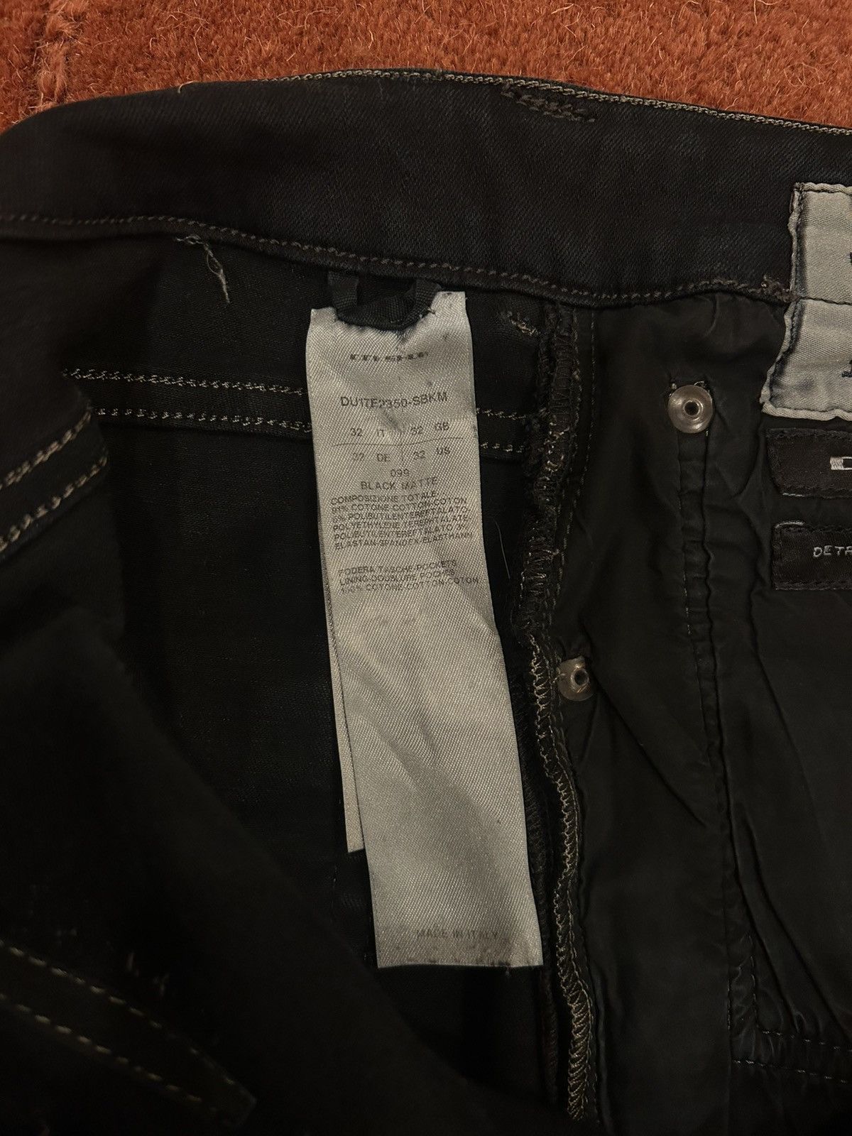 Rick Owens Drkshdw Rick Owens Detroit Cut Wax Denim Size US 32 / EU 48 - 8 Thumbnail