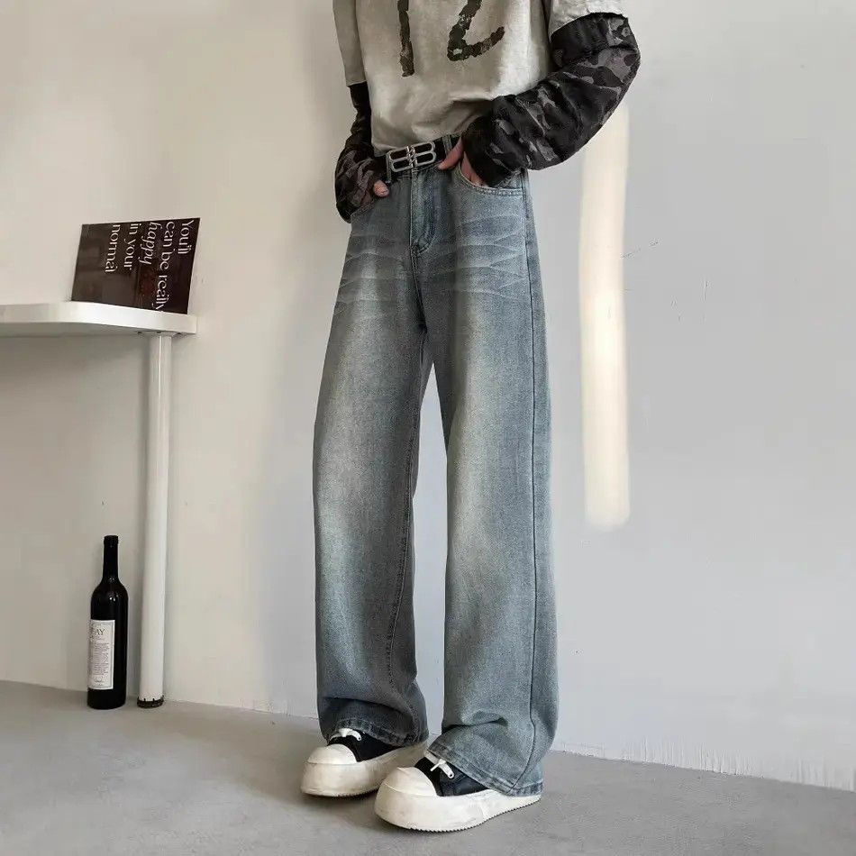Japanese Brand Retro loose high street micro flared jeans Size US 32 / EU 48 - 3 Thumbnail