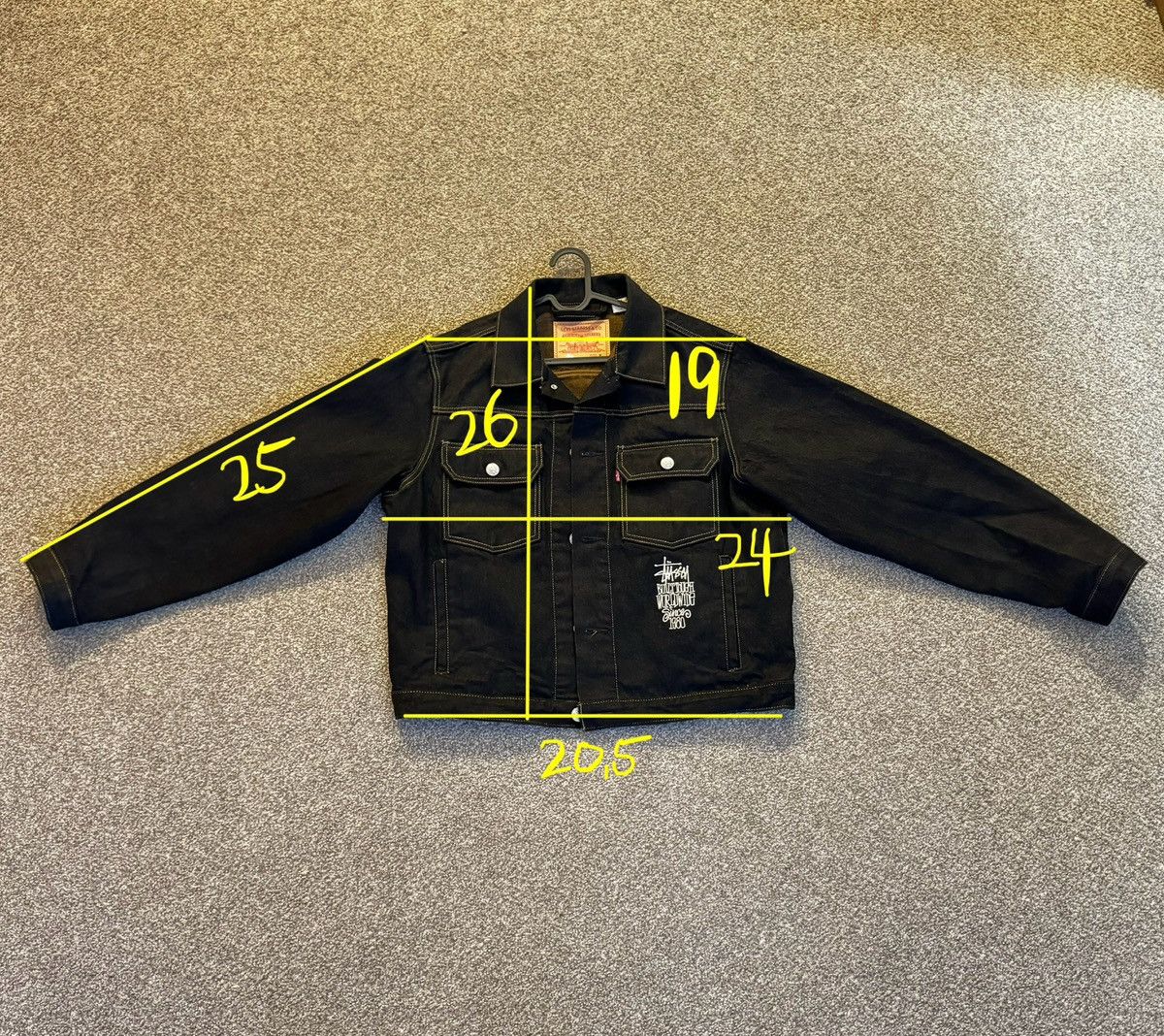 levi's × stussy crispy rinse Jacket M Sold! Stüssy Levi's Crispy