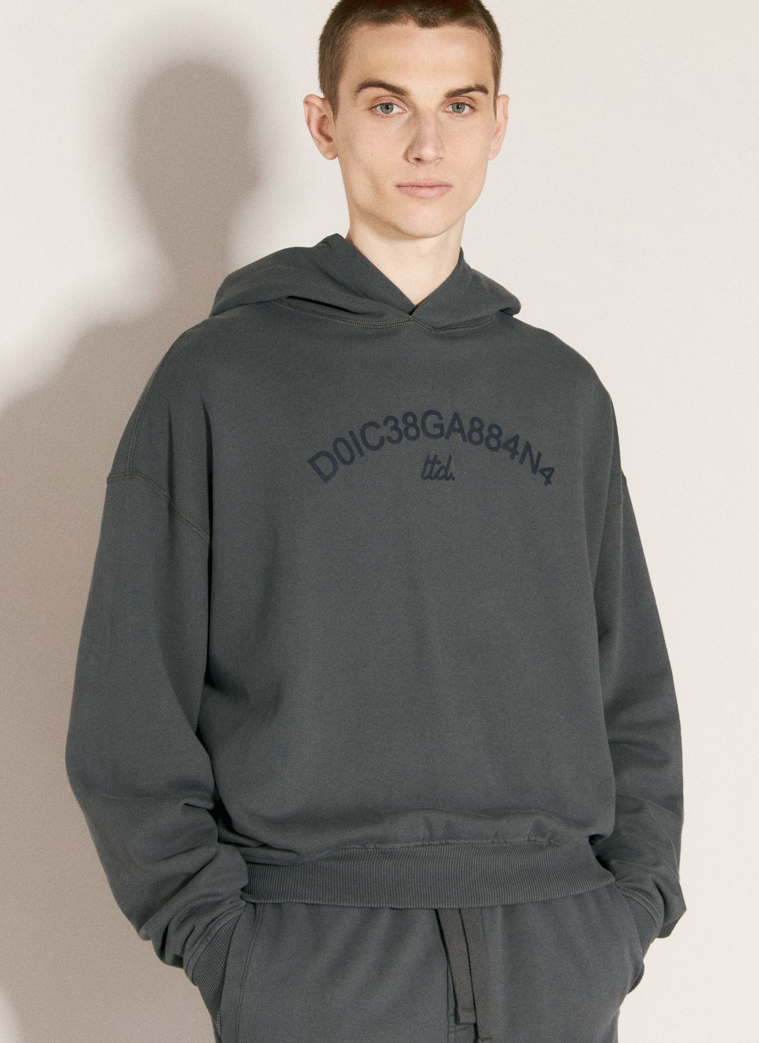 Dolce & Gabbana Cropped Hooded Sweatshirt Size US L / EU 52-54 / 3 - 1 Thumbnail