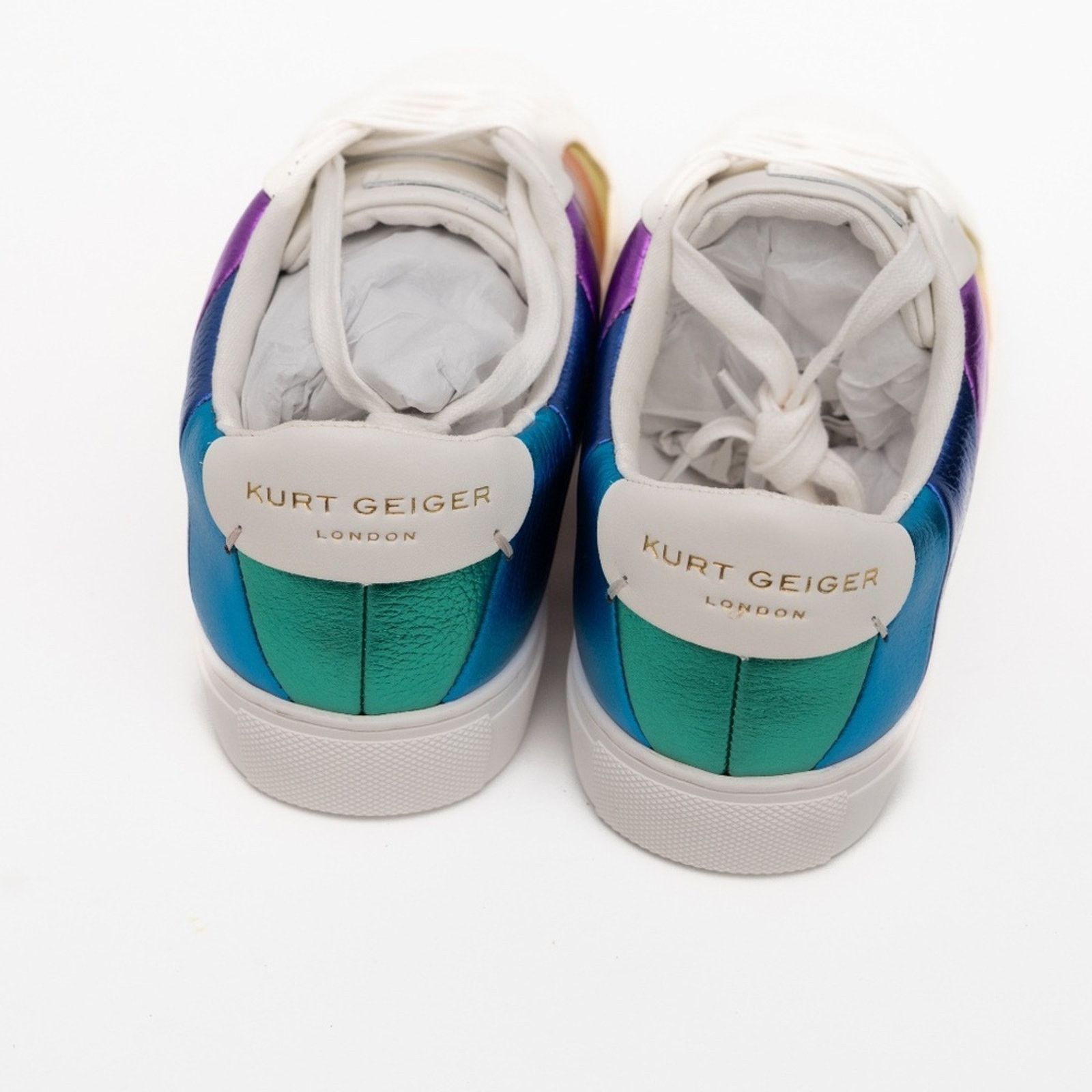 Kurt Geiger KURT GEIGER LONDON Women's Lane Stripe Low-Top Sneakers Size US 7.5 / IT 37.5 - 9 Thumbnail