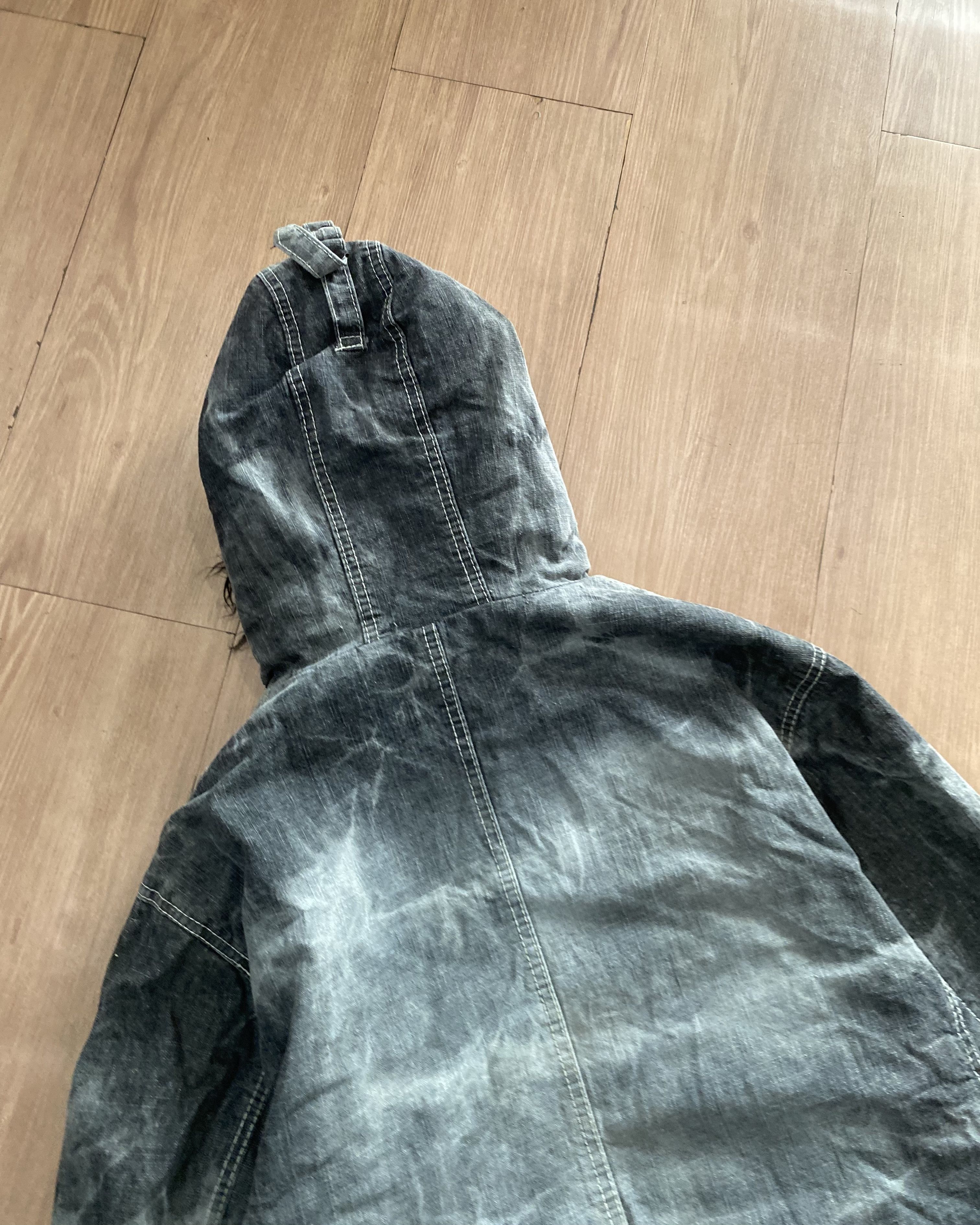 If Six Was Nine 2000s Blue s Washed Fur - Vkei Gothic Vibes Size US XL / EU 56 / 4 - 12 Thumbnail