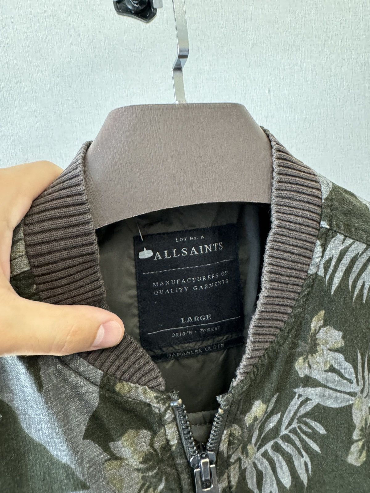 Allsaints AllSaints Fulton Bomber Jacket Japanese Cloth size L Size US L / EU 52-54 / 3 - 12 Thumbnail