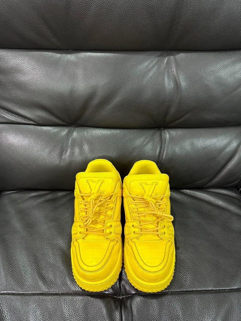 Louis Vuitton Louis Vuitton Trainer Maxi leather slip-resistant low-top Size US 7 / EU 40 - 2 Thumbnail