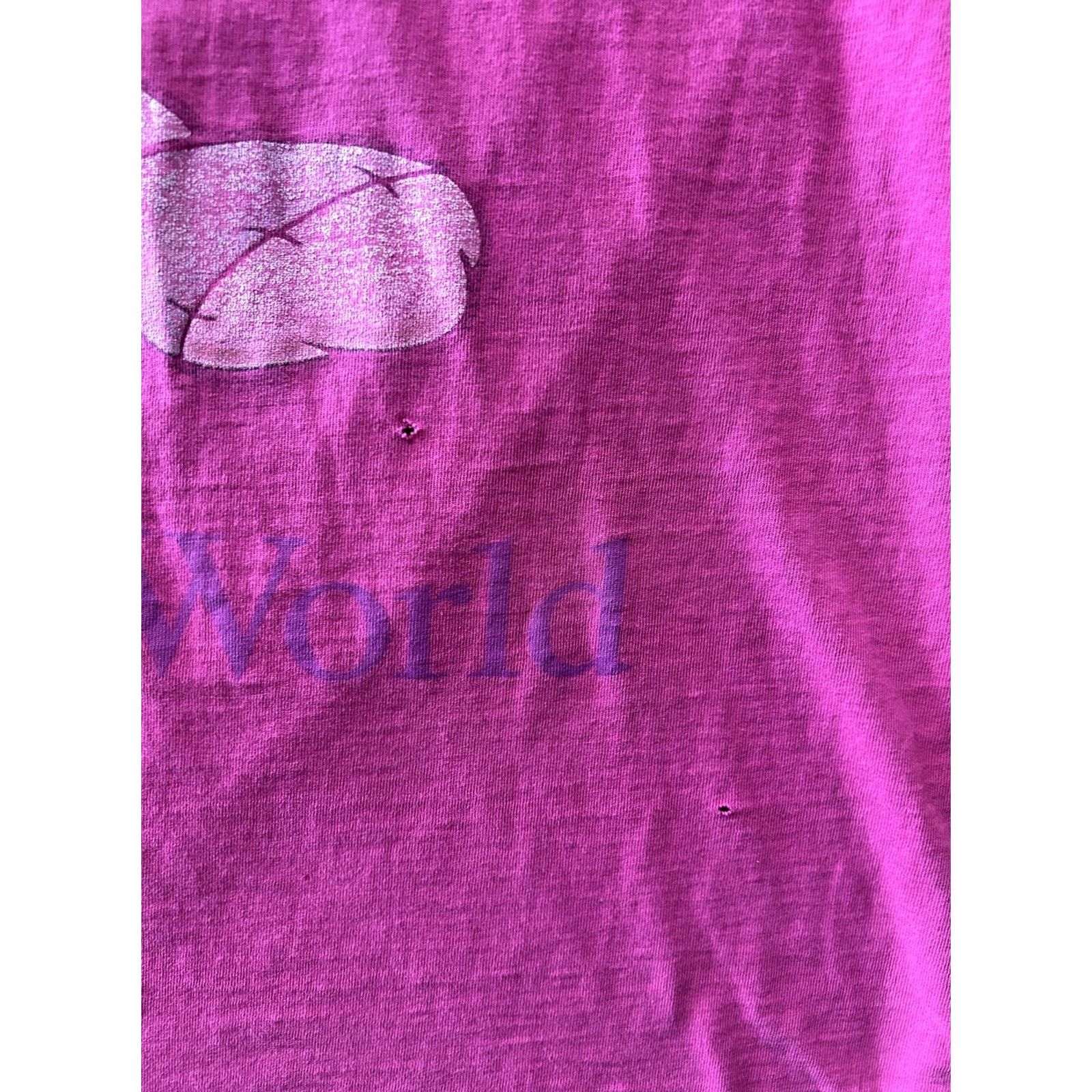 Disney VINTAGE Disney Minnie Mickey Shirt Womens Large Pink Walt Disney World Sleep Tee Size L / US 10 / IT 46 - 5 Thumbnail