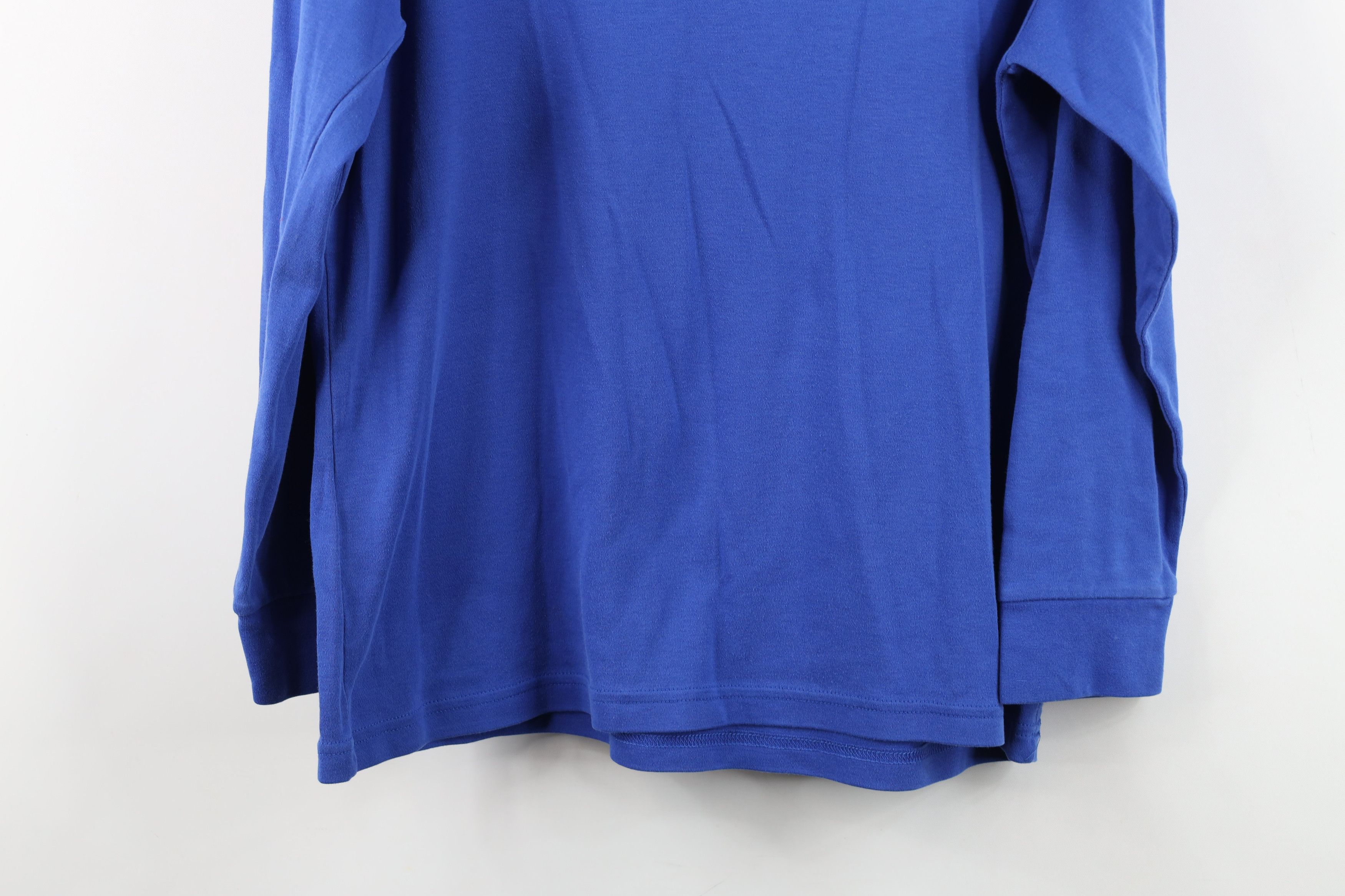 Vintage Vintage 90s Streetwear Blank Long Sleeve Turtleneck T-Shirt Size L / US 10 / IT 46 - 11 Thumbnail