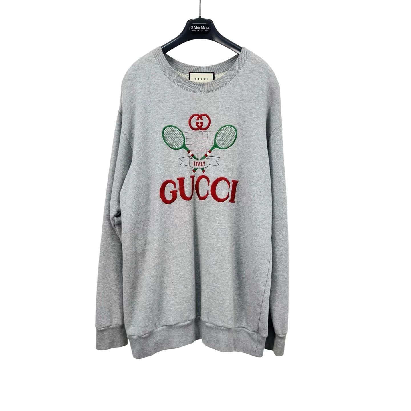 Gucci Gucci Tennis Embroidery Sweatshirt Size L Size US L / EU 52-54 / 3 - 1 Thumbnail