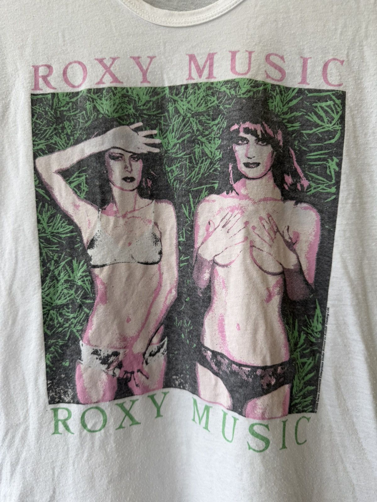 Band Tees Vintage Roxy Music For Your Pleasure Album Cover T-Shirt Size M / US 6-8 / IT 42-44 - 4 Thumbnail