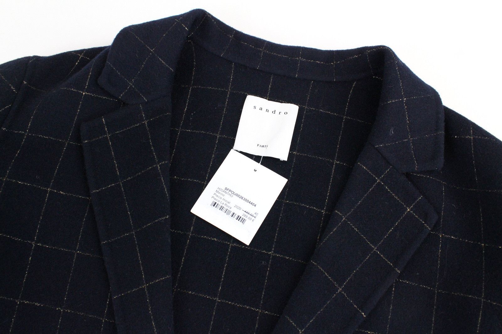 Sandro SANDRO Antho Coat Women's (EU) 40 Long Wool Blend Belted Size L / US 10 / IT 46 - 6 Thumbnail