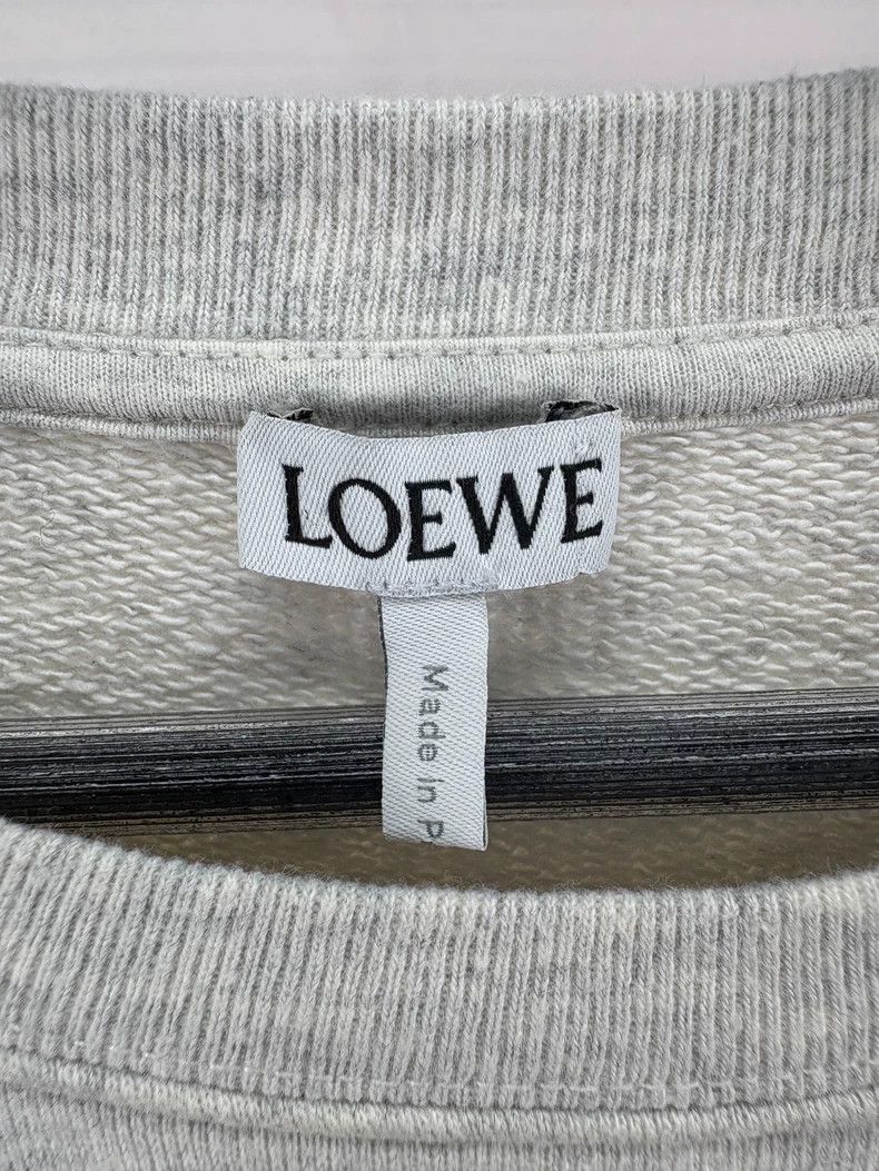 Loewe Loewe Chest embroidered logo gray sweater Size M / US 6-8 / IT 42-44 - 6 Thumbnail