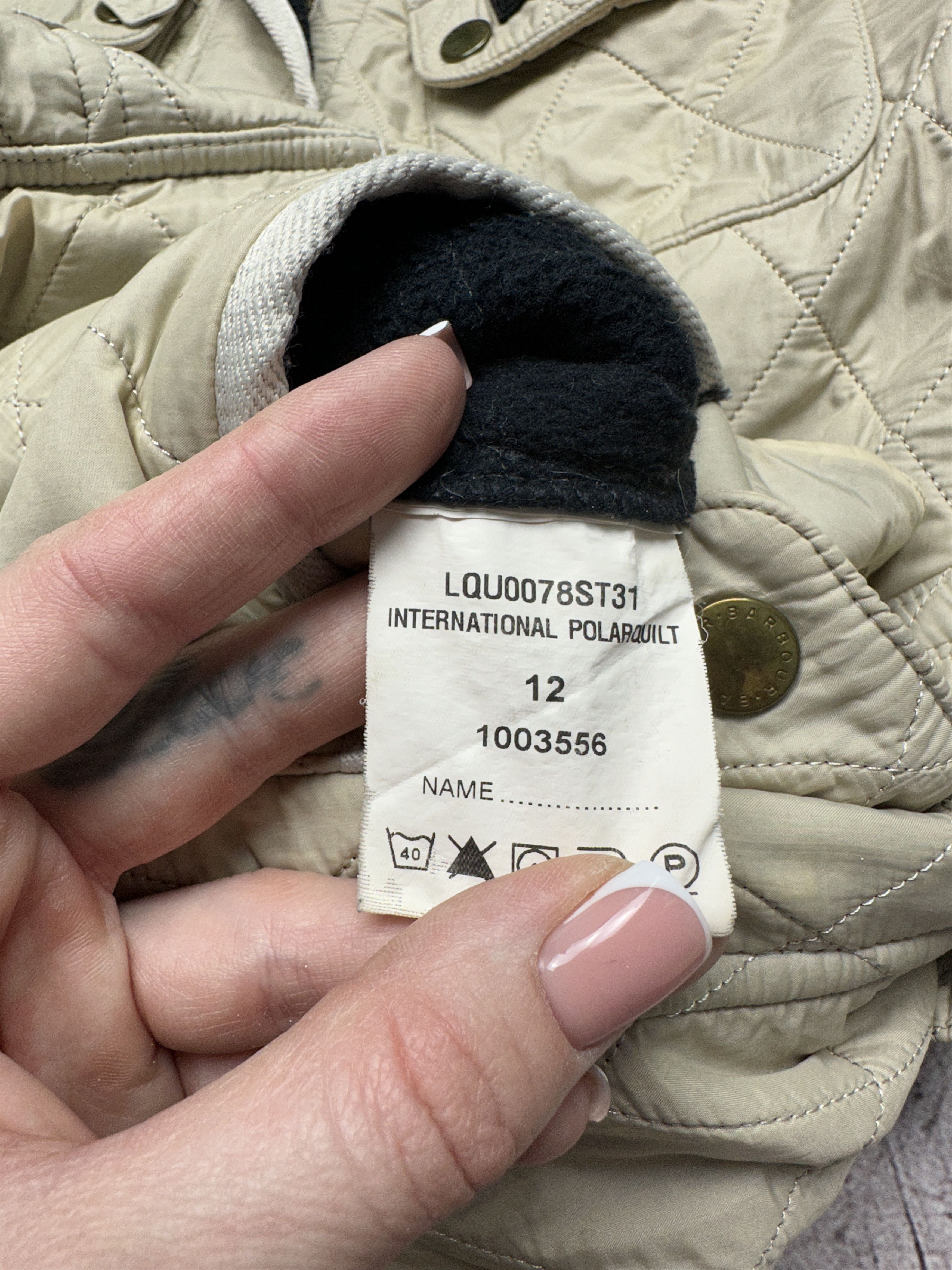 Barbour Barbour International Womens Polarquilt Quilted Jacket Size M / US 6-8 / IT 42-44 - 8 Thumbnail