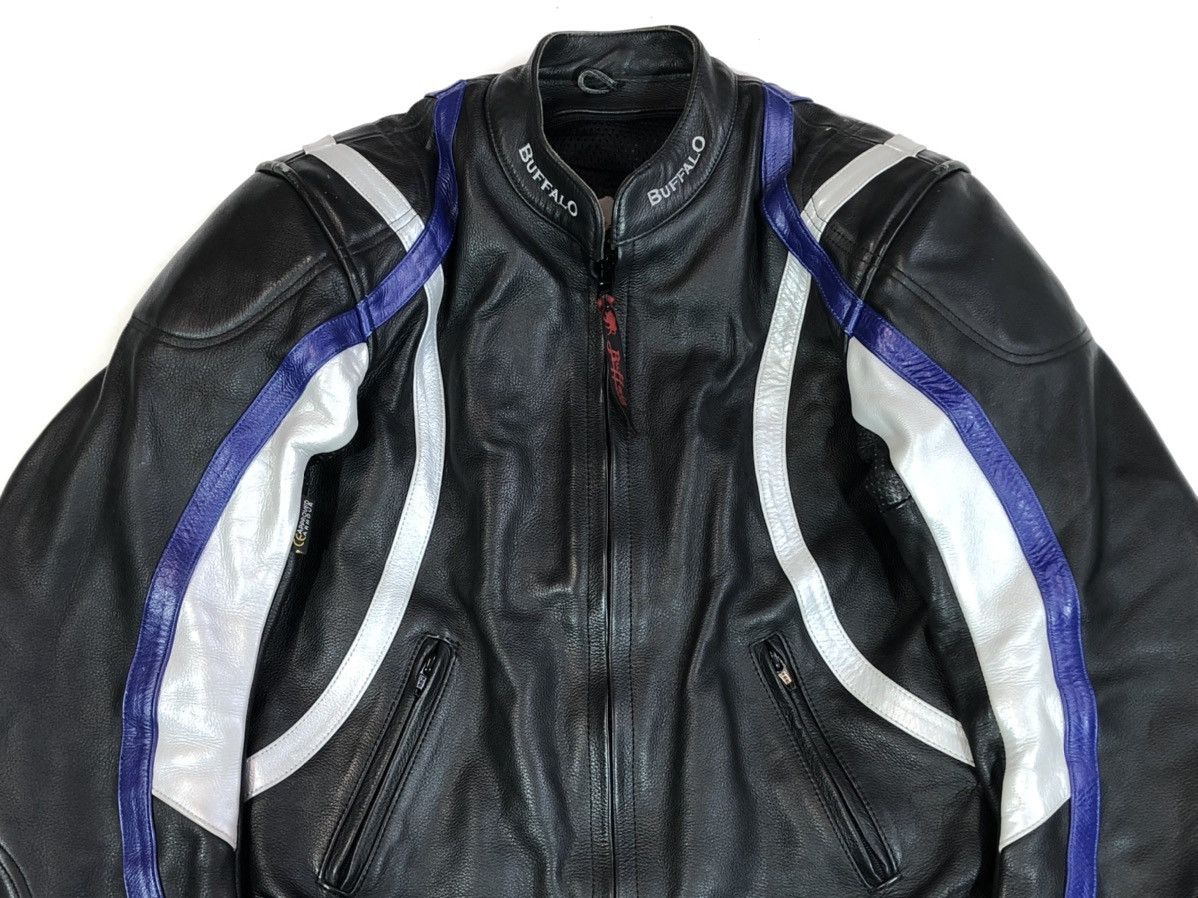 Ferrari × Honda × Yamaha Buffalo motorcycle Leather jacket Racing Size US S / EU 44-46 / 1 - 8 Thumbnail