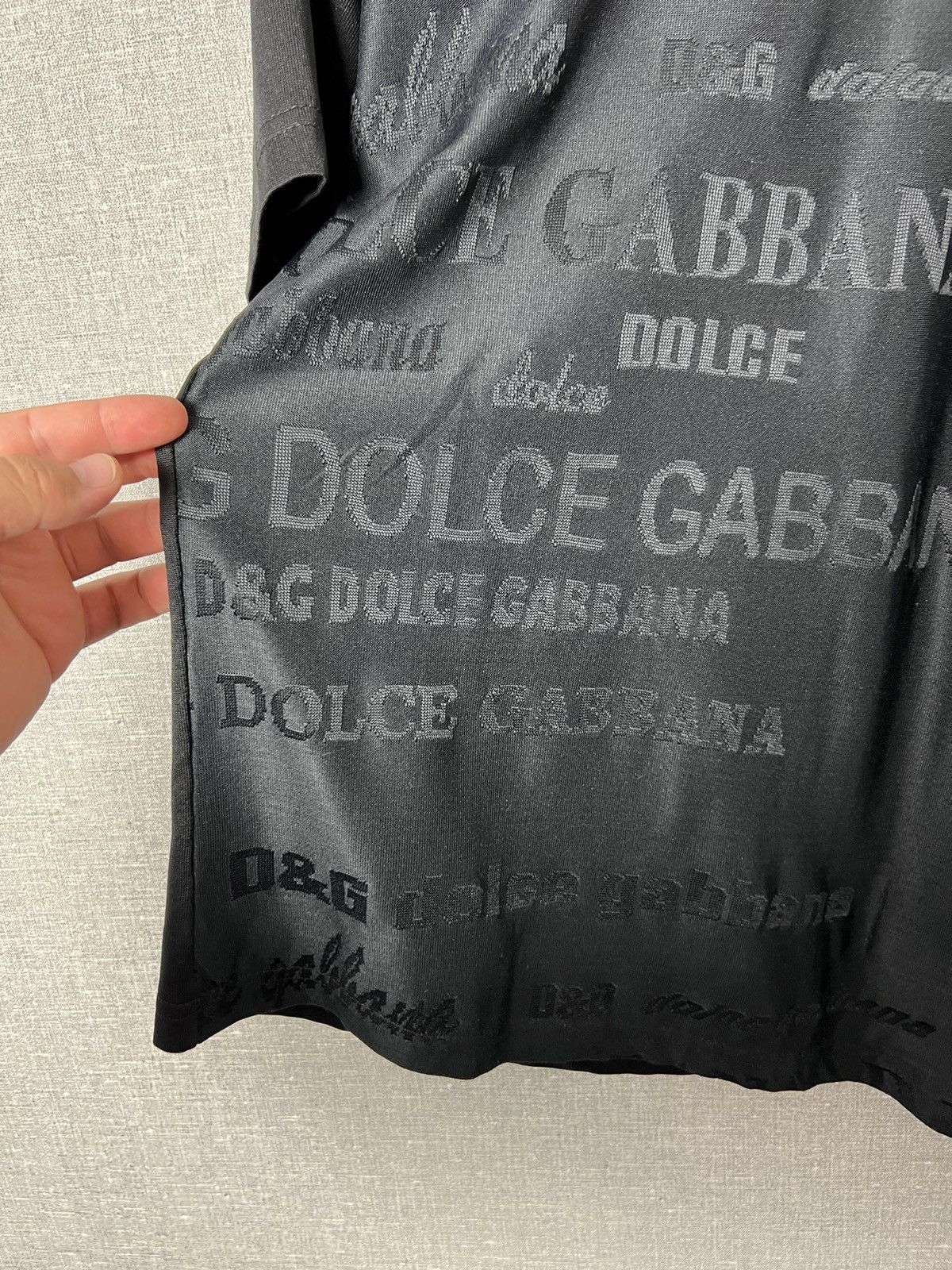 Dolce & Gabbana × Vintage Dolce & Gabanna Style Monogram Jersey D&G Tee Size US S / EU 44-46 / 1 - 5 Thumbnail