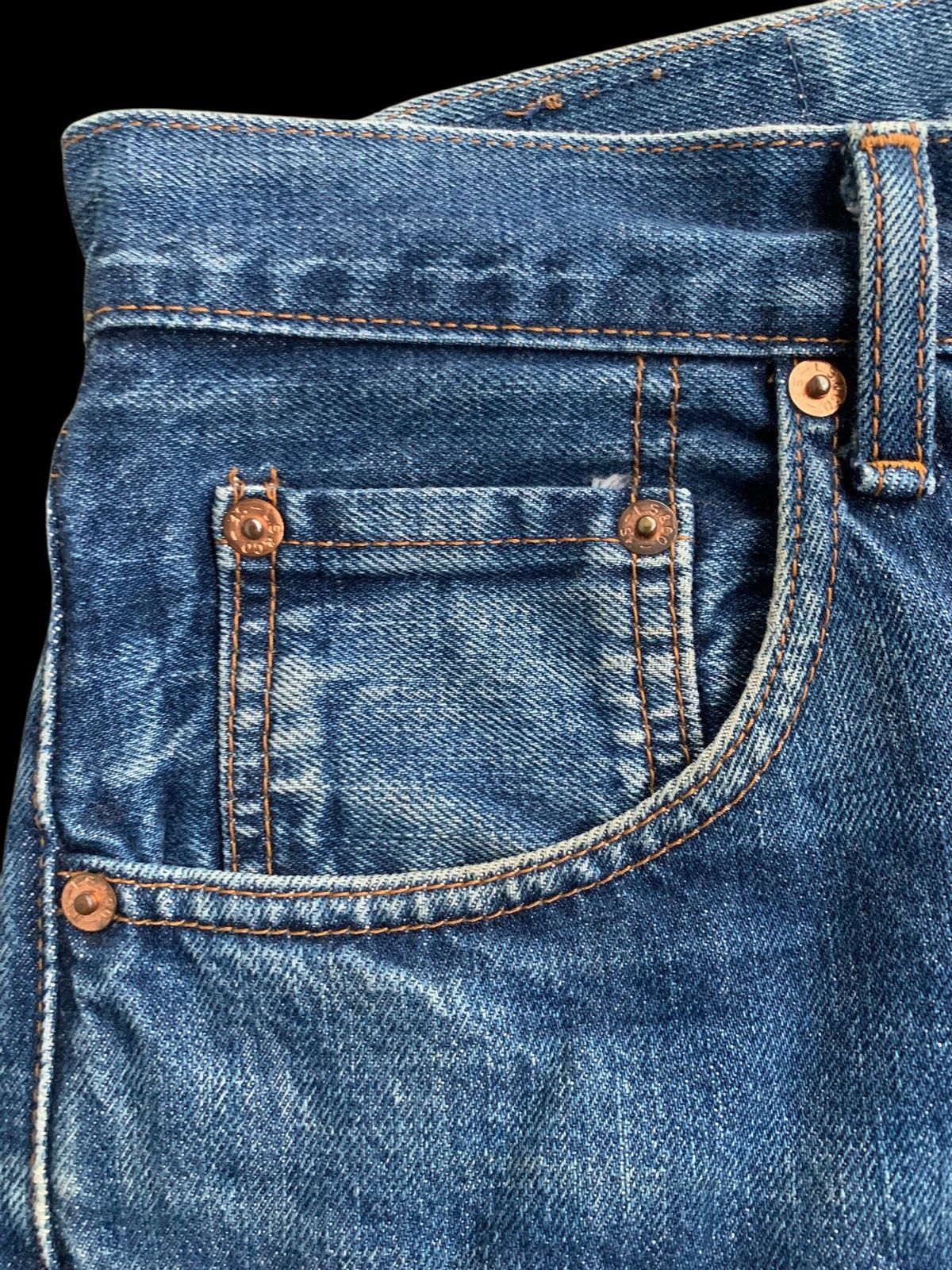Japanese Brand Vintage Levi's J22 Selvedge Distressed Denim Made In Japan Size US 32 / EU 48 - 21 Thumbnail