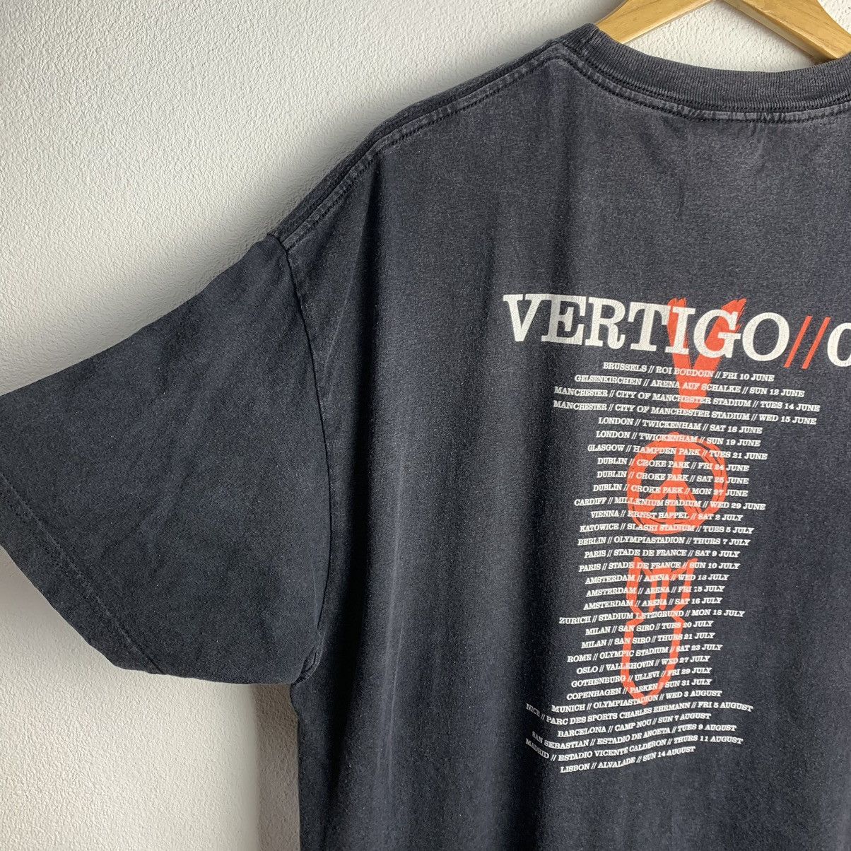 Band Tees × Vintage Rare Vintage U2 Vertigo Tour 05 Uneven Faded Size US XL / EU 56 / 4 - 17 Thumbnail