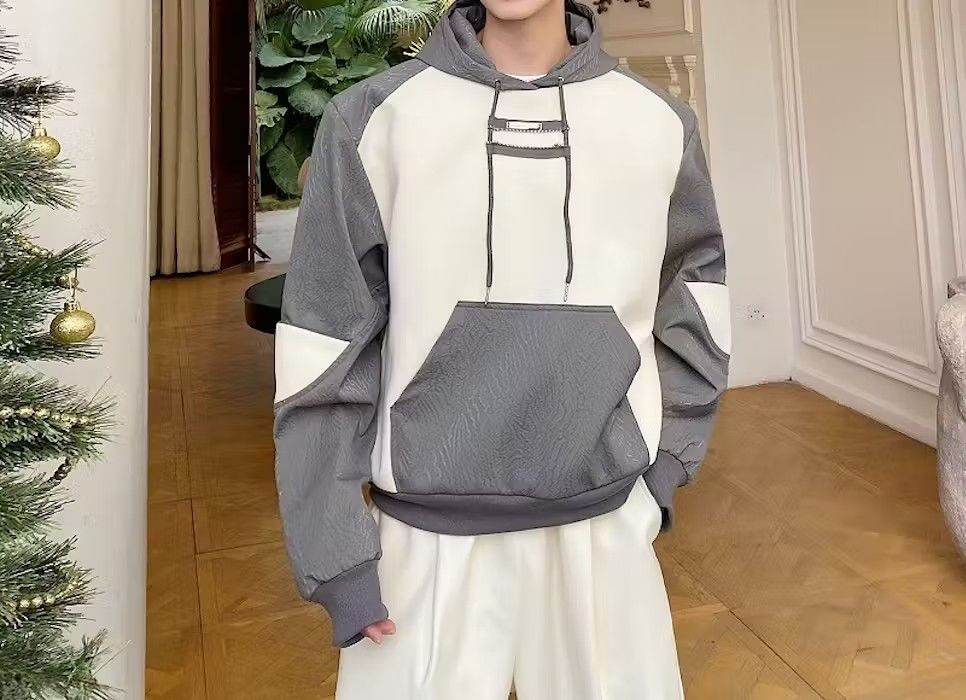 Japanese Brand Two Tone Hoodie Size US L / EU 52-54 / 3 - 2 Thumbnail