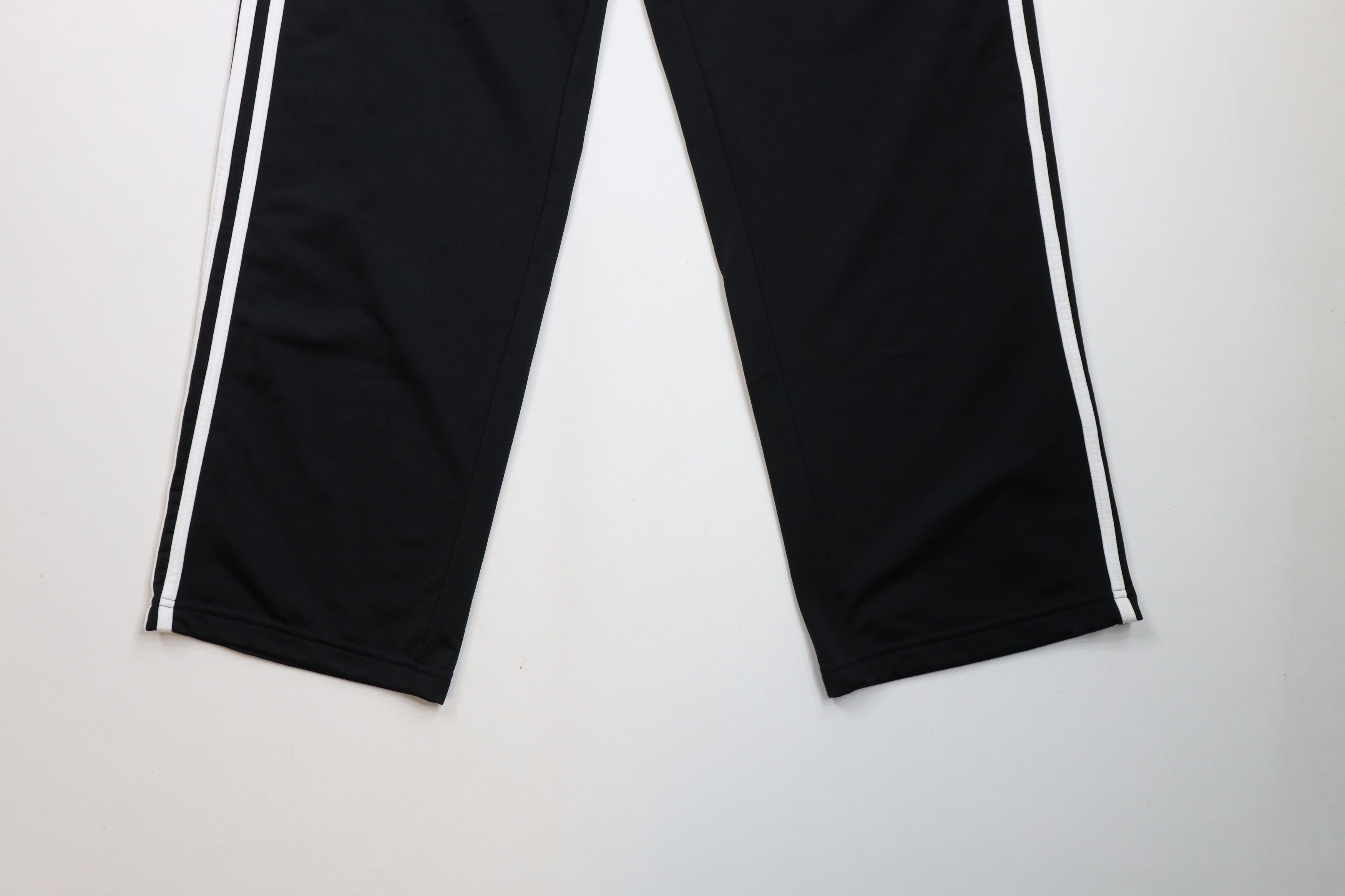 Adidas × Vintage Vintage Adidas Spell Striped Wide Leg Sweatpants Pants Black Size US 34 / EU 50 - 4 Thumbnail