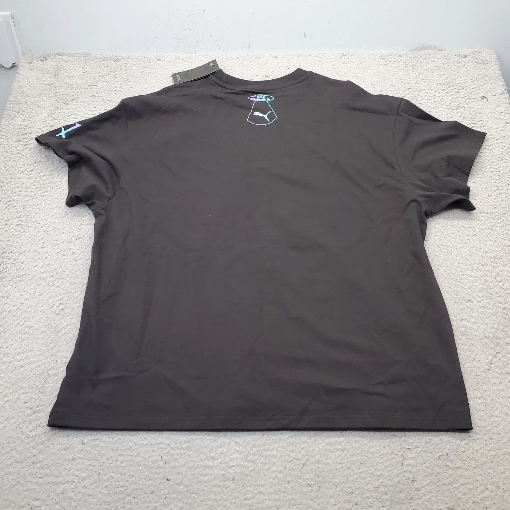Puma PUMA Melo Reflections Basketball T-Shirt Mens Large Multi Lamelo Ball 1 of 1 Tee Shirt Mens L Multicolor Nike Size US L / EU 52-54 / 3 - 2 Thumbnail