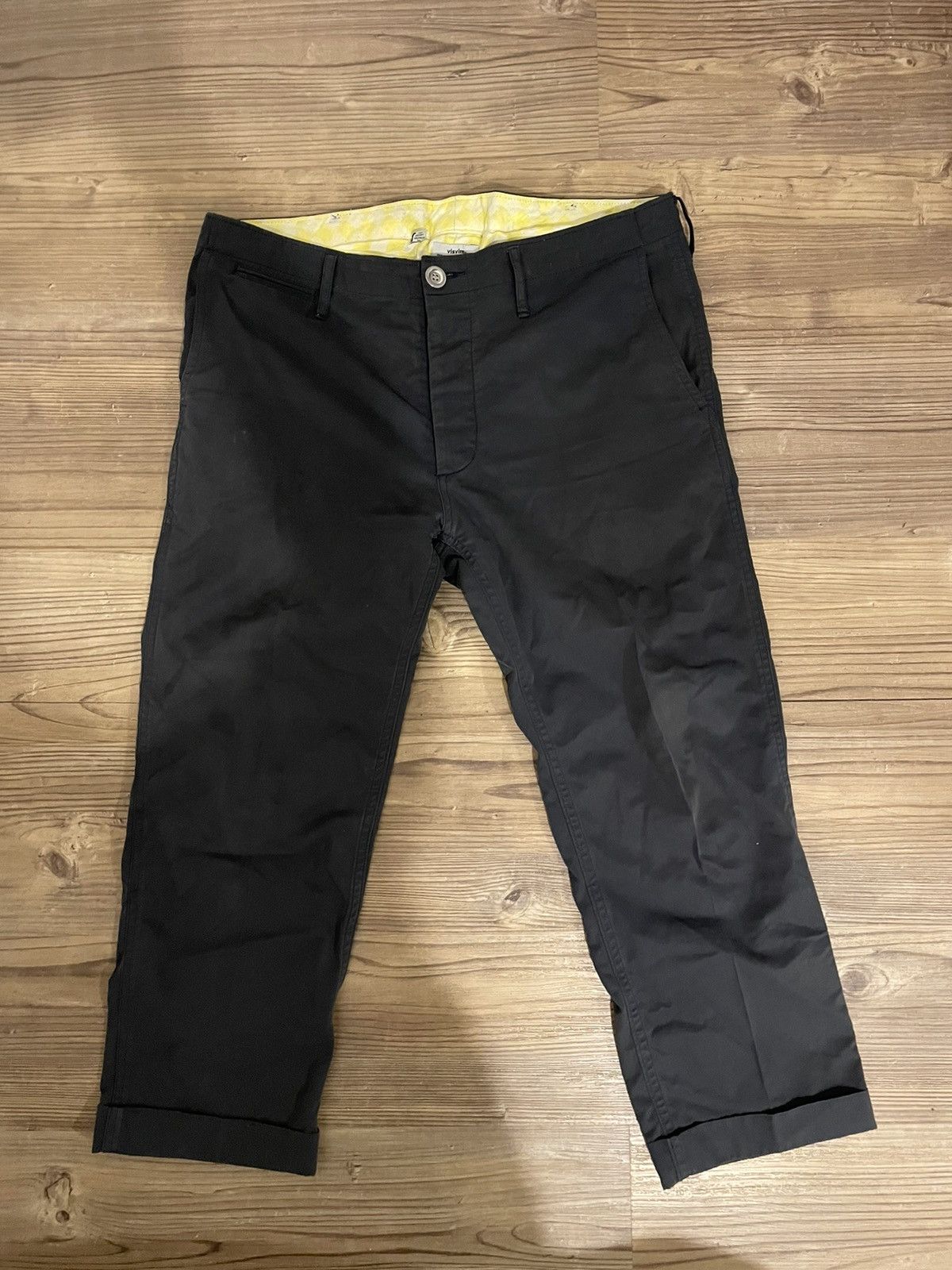 Classic high-water chinos