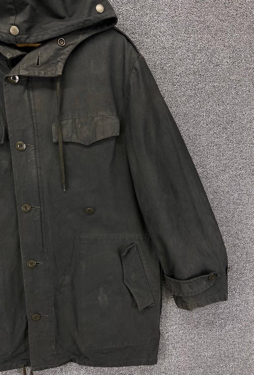 Vintage Vintage 90s Humme GMBH Military Army Hooded Jacket Size US L / EU 52-54 / 3 - 5 Thumbnail