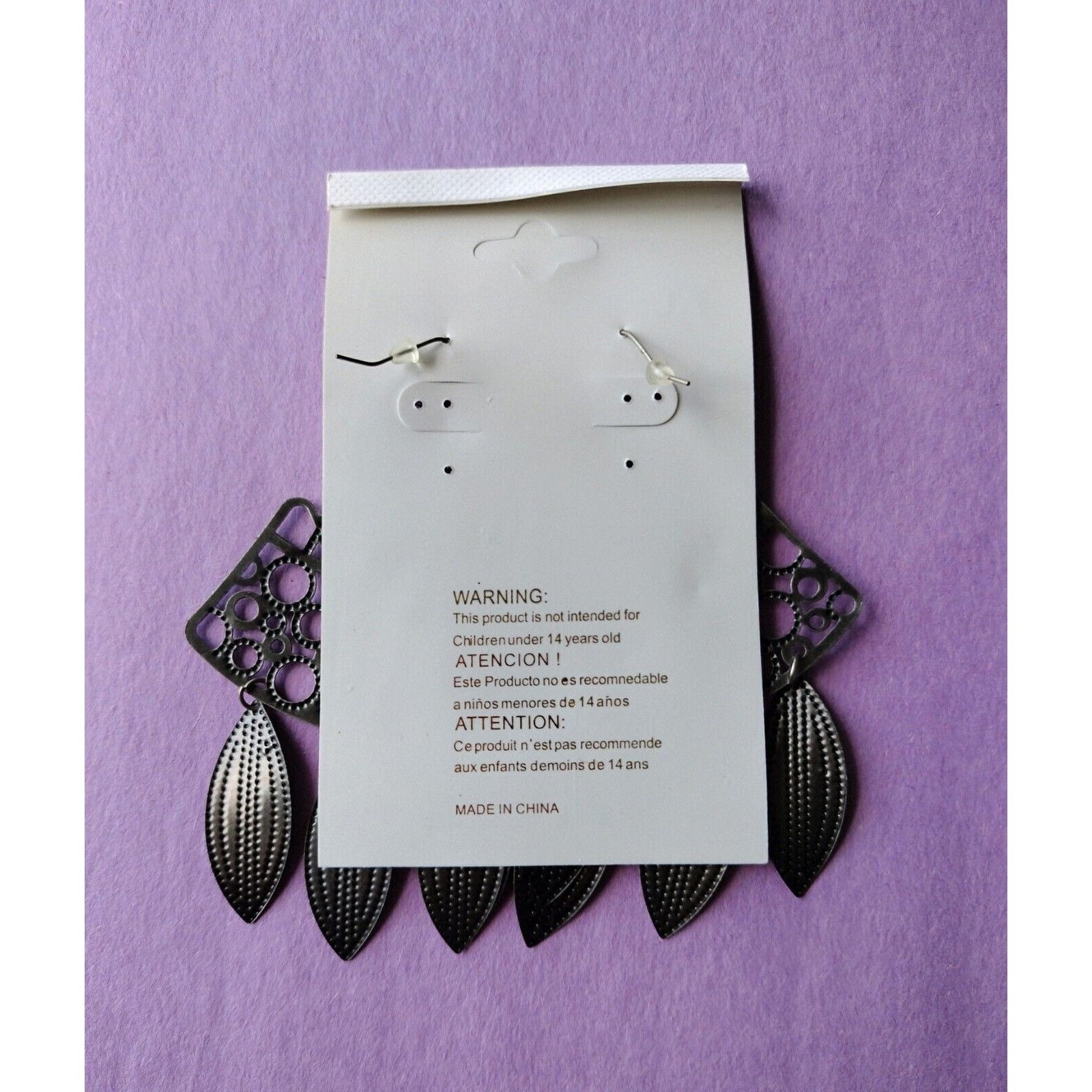 Other Chandelier Earrings Fashion Jewelry Drop Dangle Hammered Met Size ONE SIZE - 2 Thumbnail