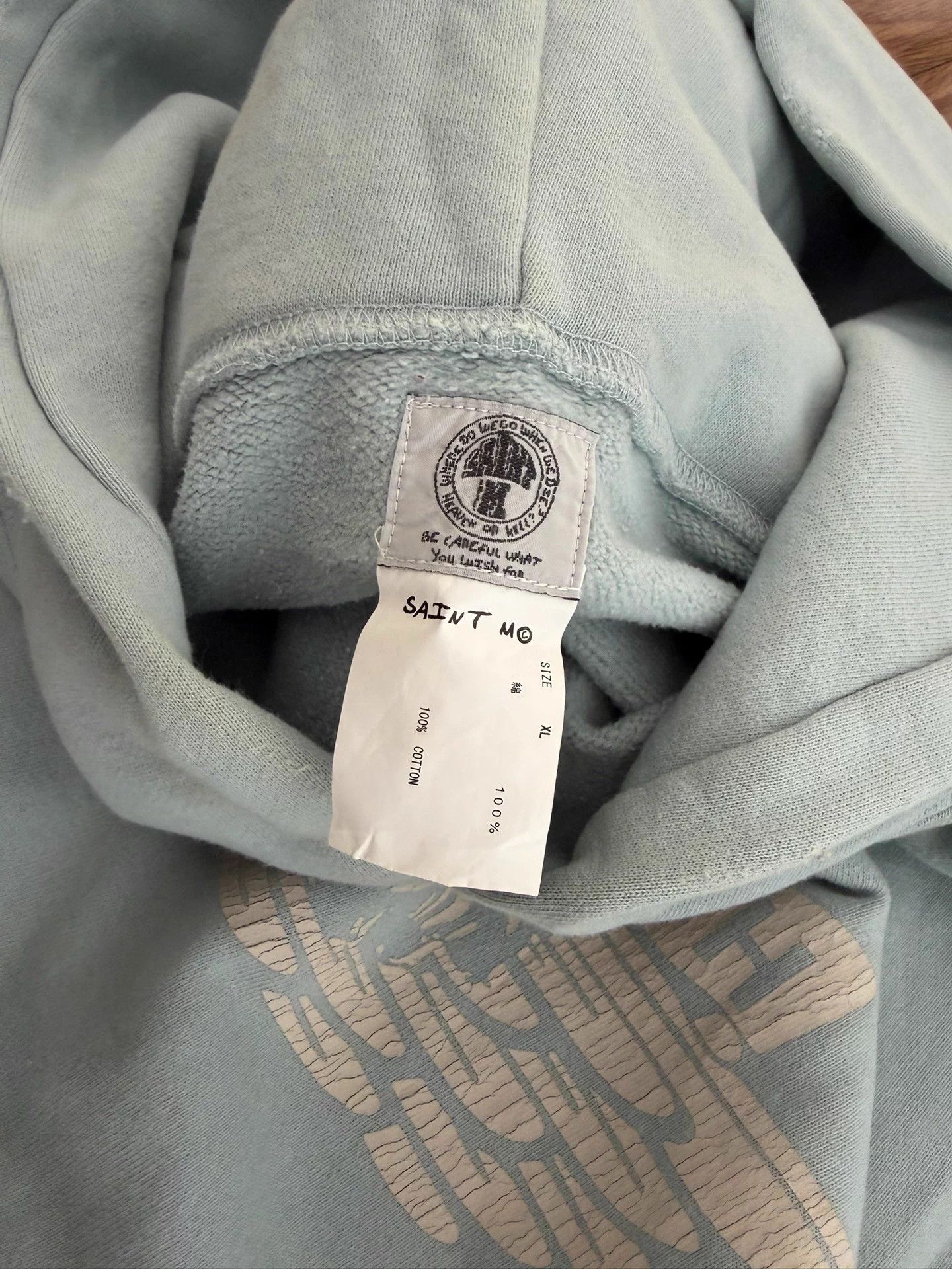 Saint Michael Saint Michael Angel Wing Distressed Hoodie New XL Size US XL / EU 56 / 4 - 3 Thumbnail