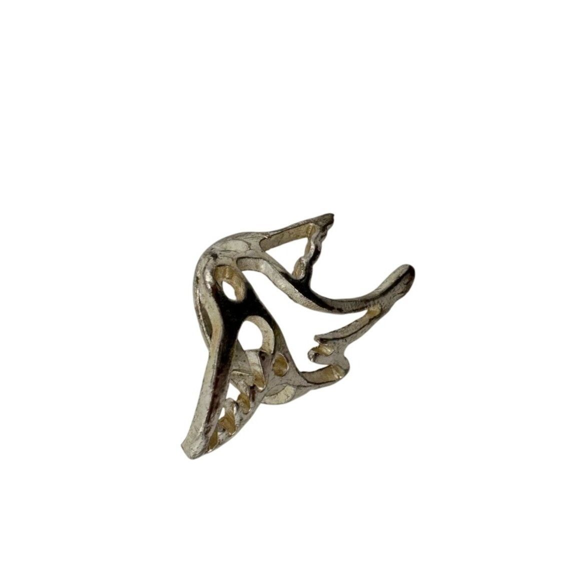 Other Vintage Women's Silver Toned Geometric Ring Size ONE SIZE - 8 Thumbnail