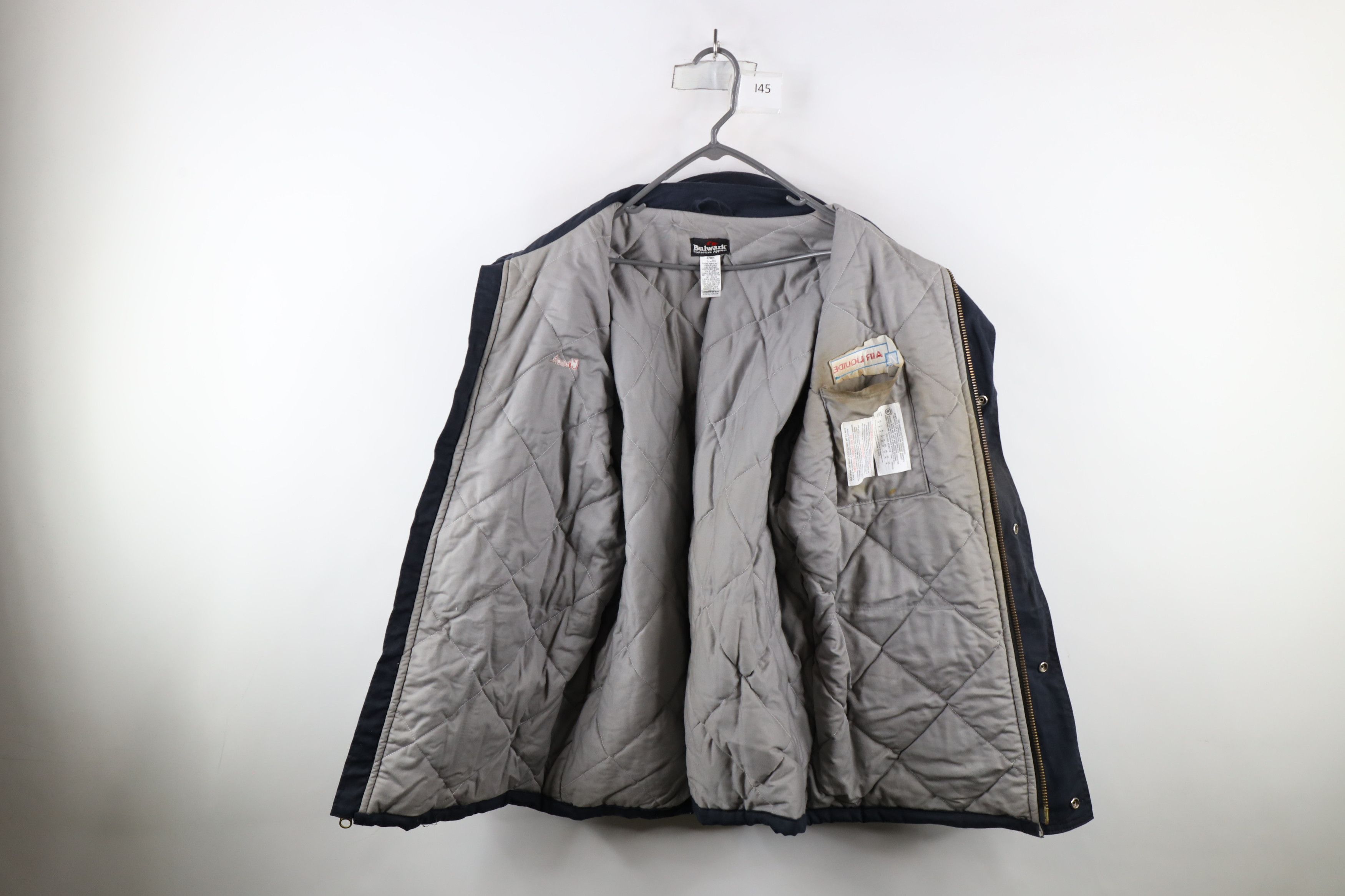 Vintage Bulwark FR Flame Resistant Heavyweight Quilted Work Jacket Size US L / EU 52-54 / 3 - 11 Thumbnail