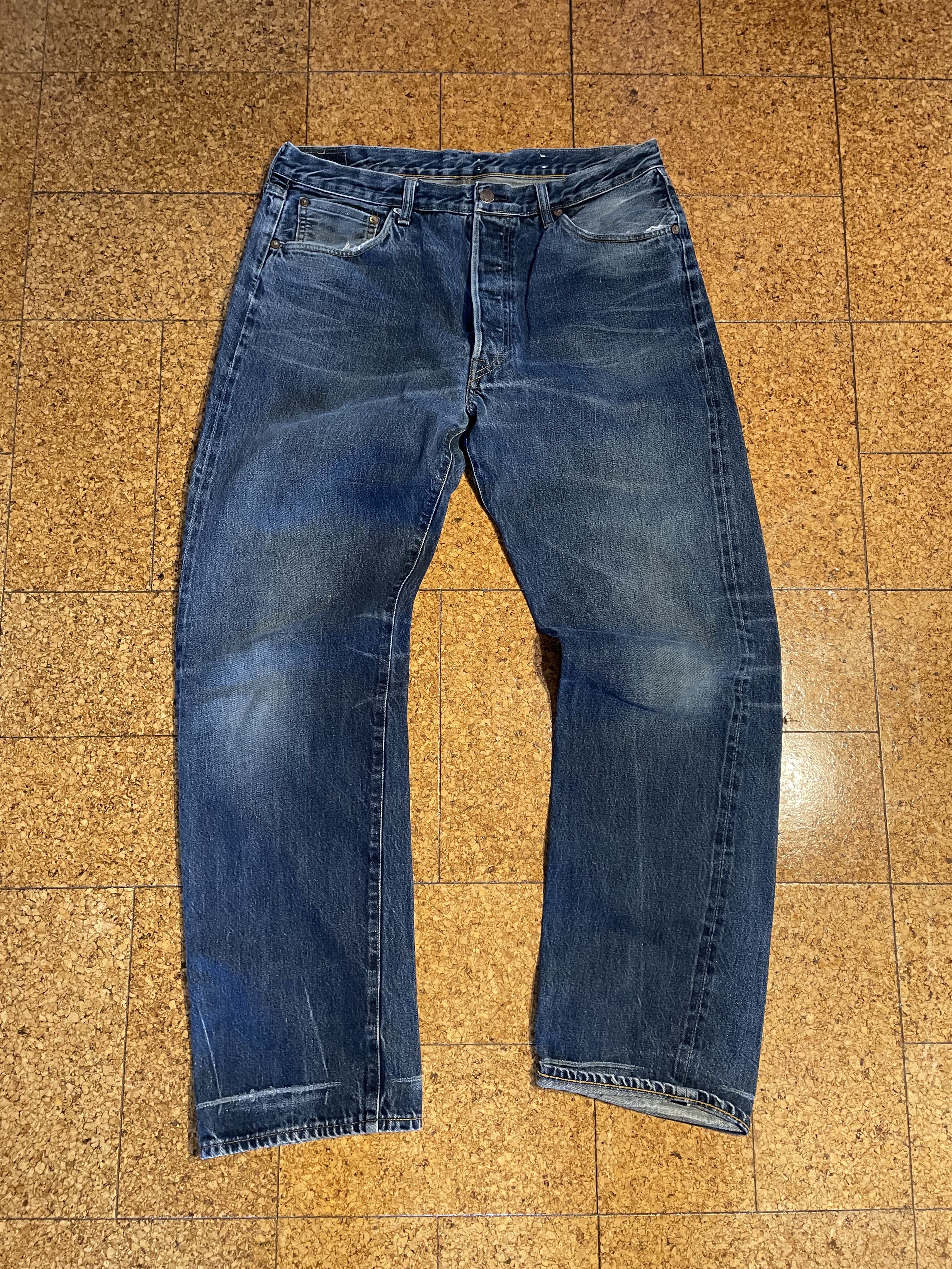 Levi's Vintage Levi’s 501 Big E Selvedge Jeans – Late 1960s – 34×32 Size US 34 / EU 50 - 1 Thumbnail