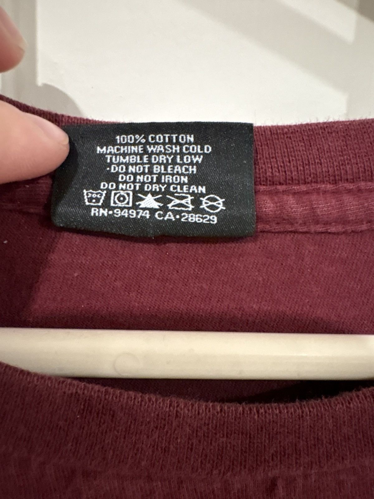 Stussy Stüssy Maroon “International” Graphic T-Shirt Size L Cotton Size US L / EU 52-54 / 3 - 5 Thumbnail