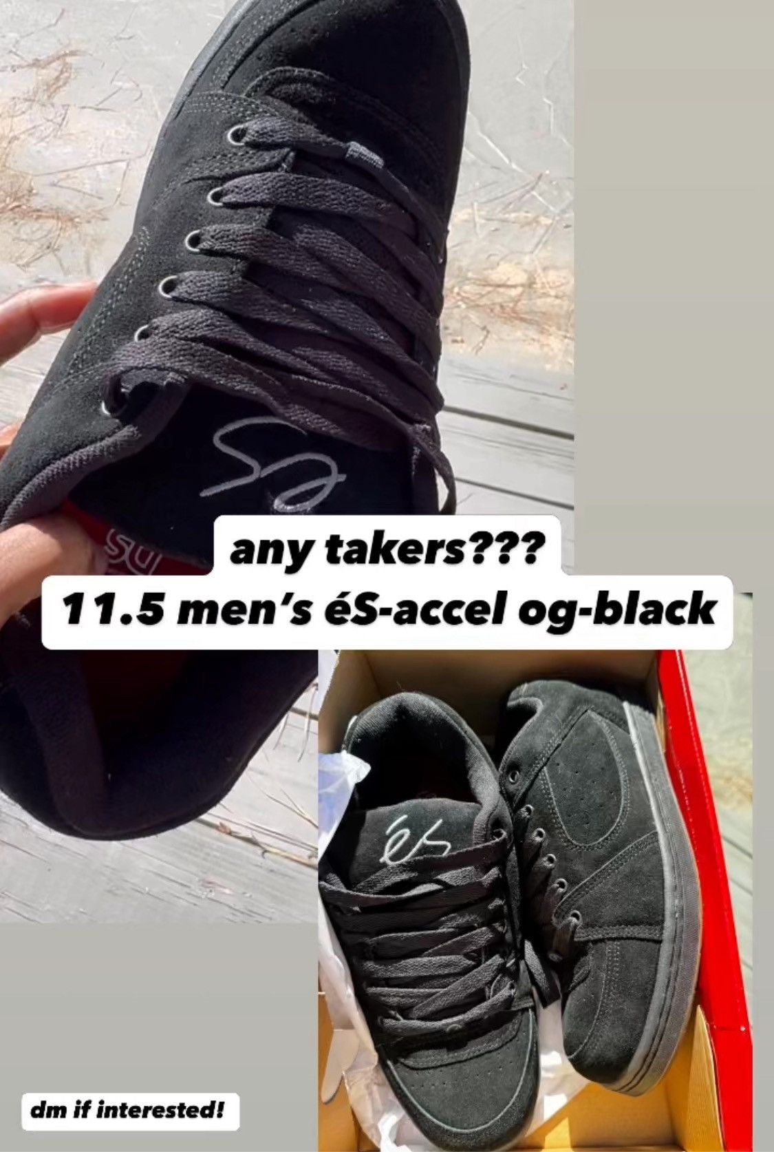 eS eS Accel OG - Black Size US 11.5 / EU 44-45 - 1 Thumbnail