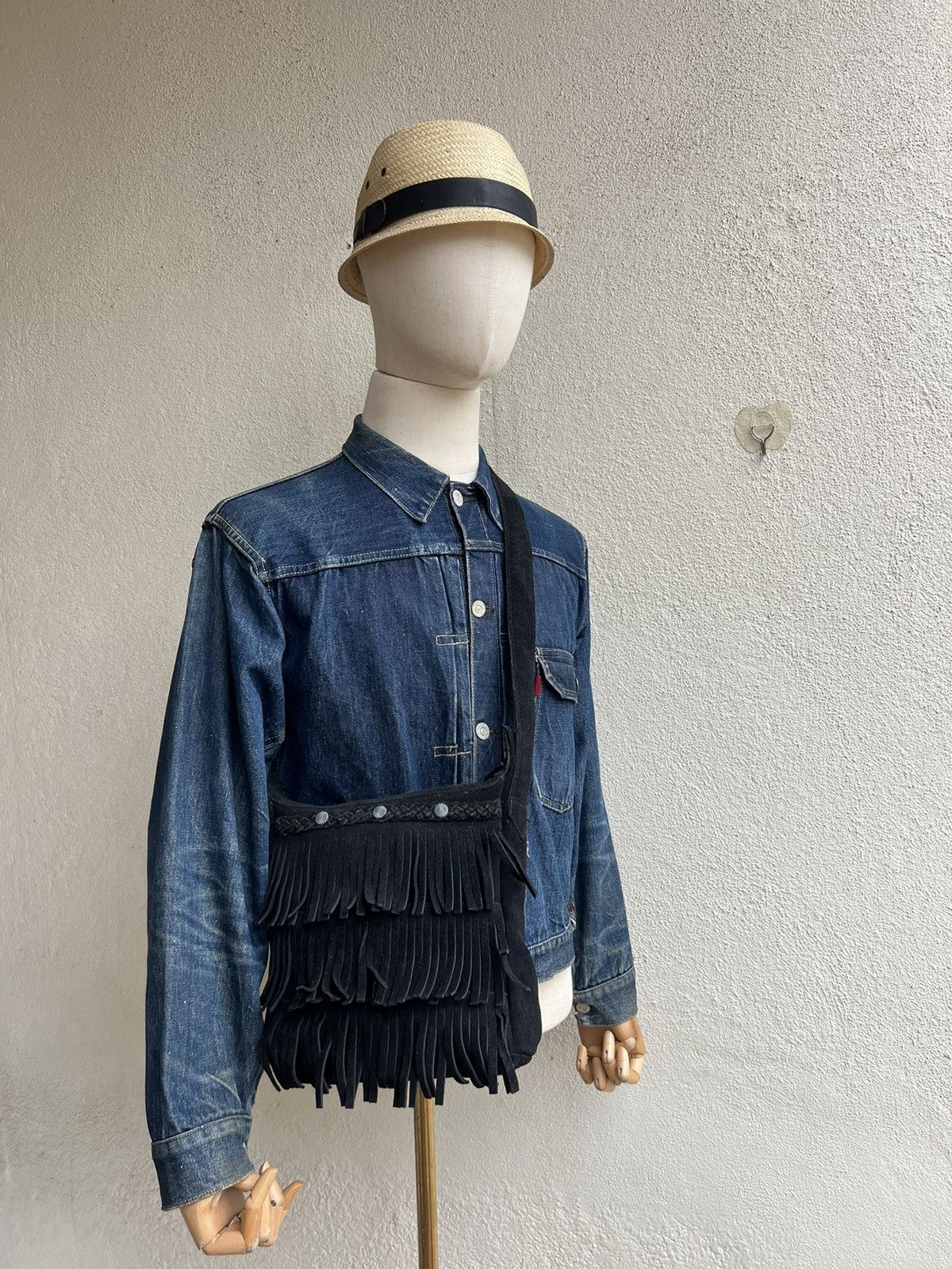 Leather Vintage Minnetonka Suede Leather Fringe Bag Sling Size ONE SIZE - 1 Thumbnail